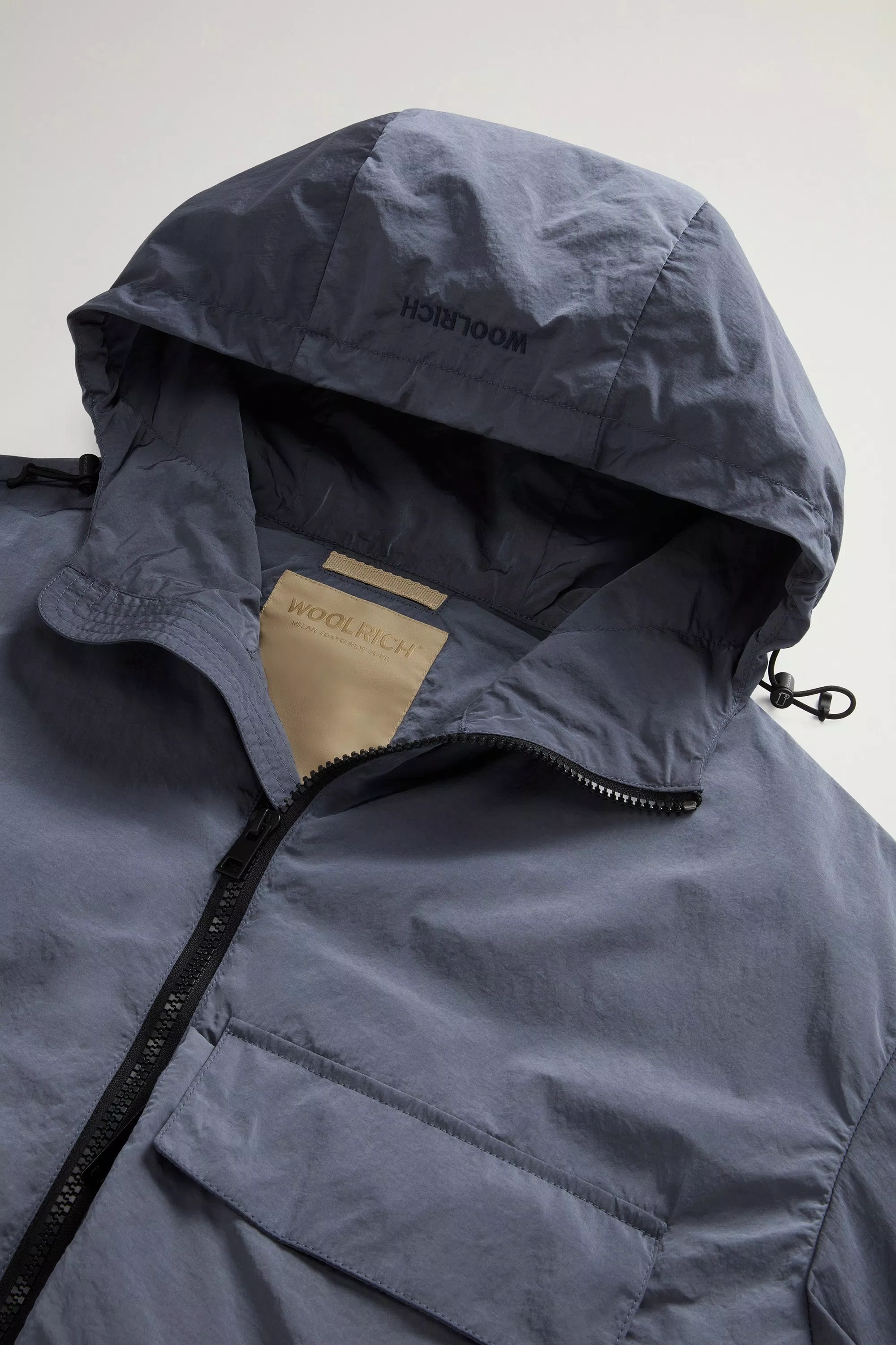 Jacket in Olmetex Nylon - Grisaille