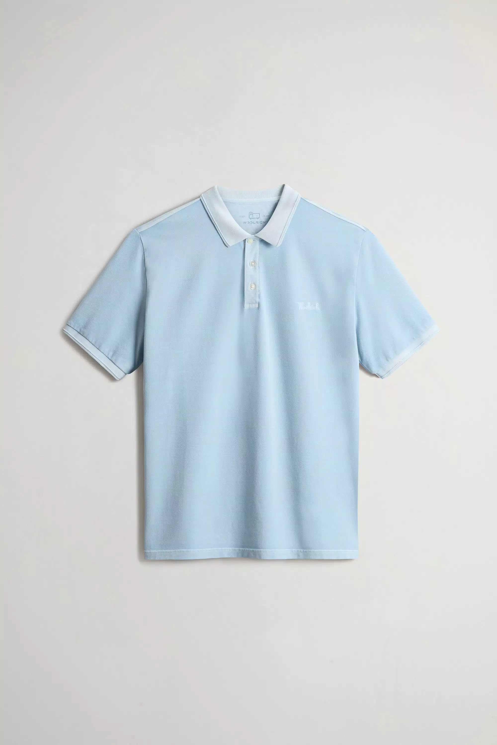 Garment-Dyed Mackinack Polo Shirt in Stretch Cotton Pique - Faded Flask
