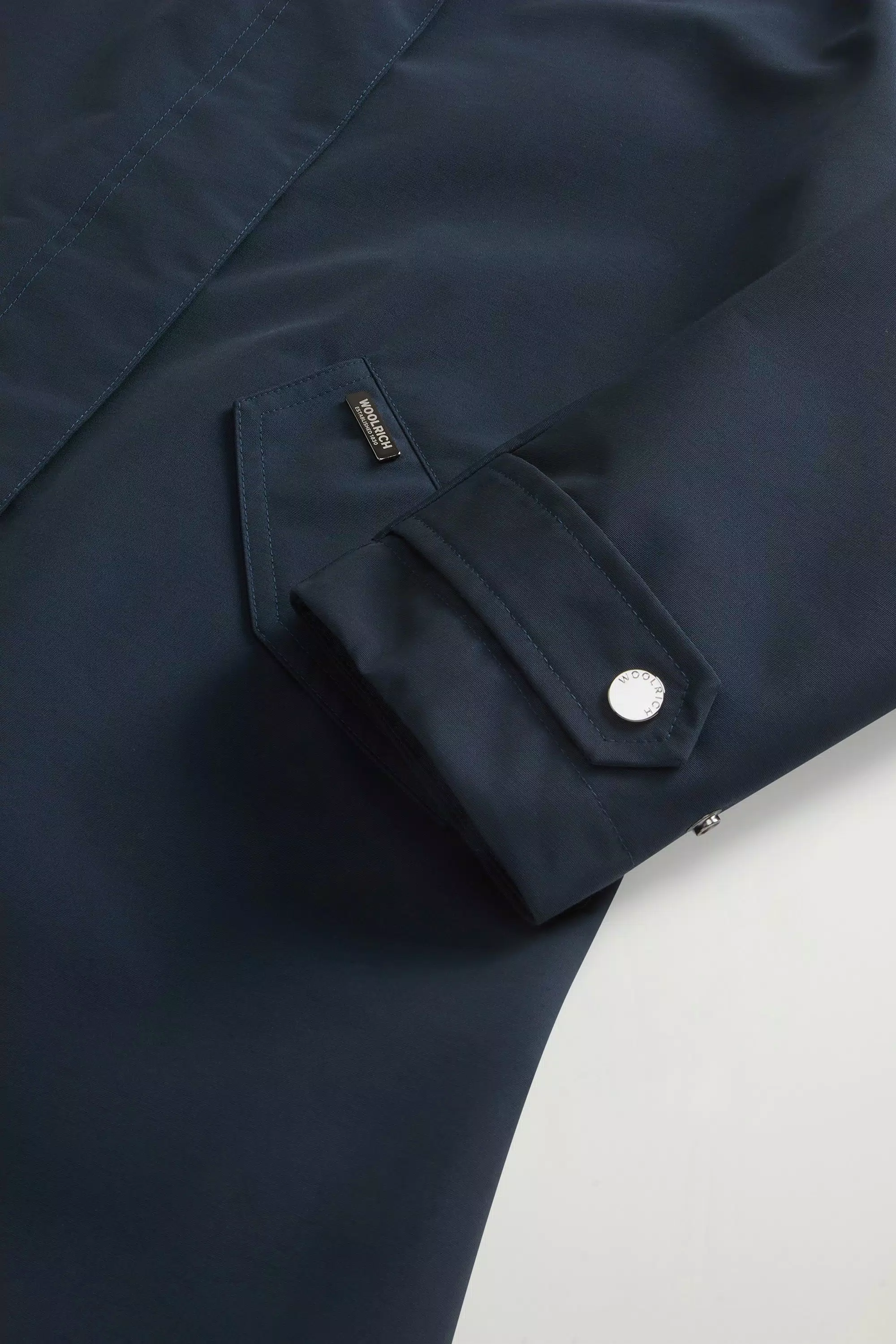 Prescott Parka in Two-Layered Ramar Cloth - Melton Blue