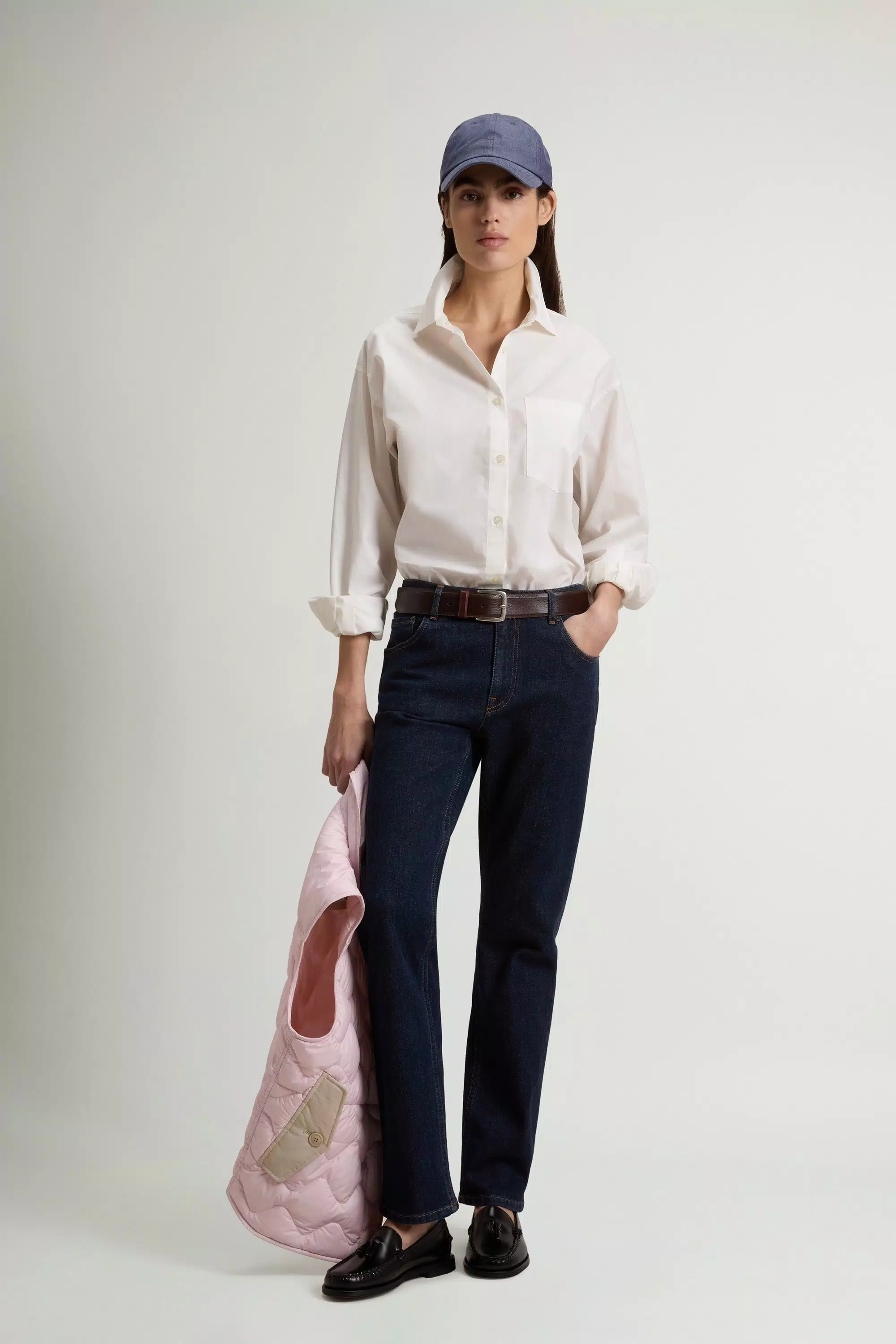 Boyfriend Shirt in Pure Cotton Poplin - Arctic White