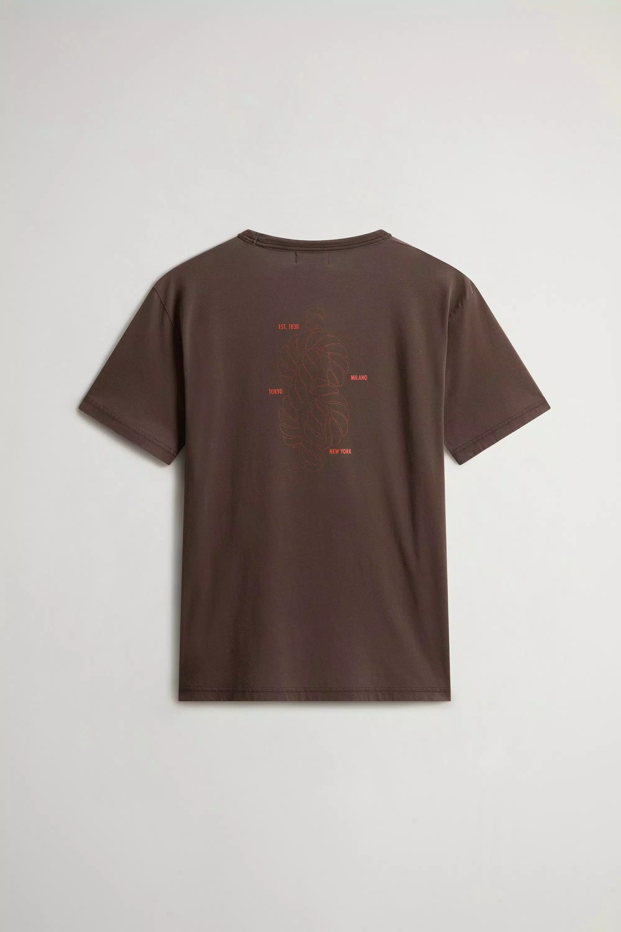 Garment-Dyed T-shirt in Pure Cotton - Faded Slate Black