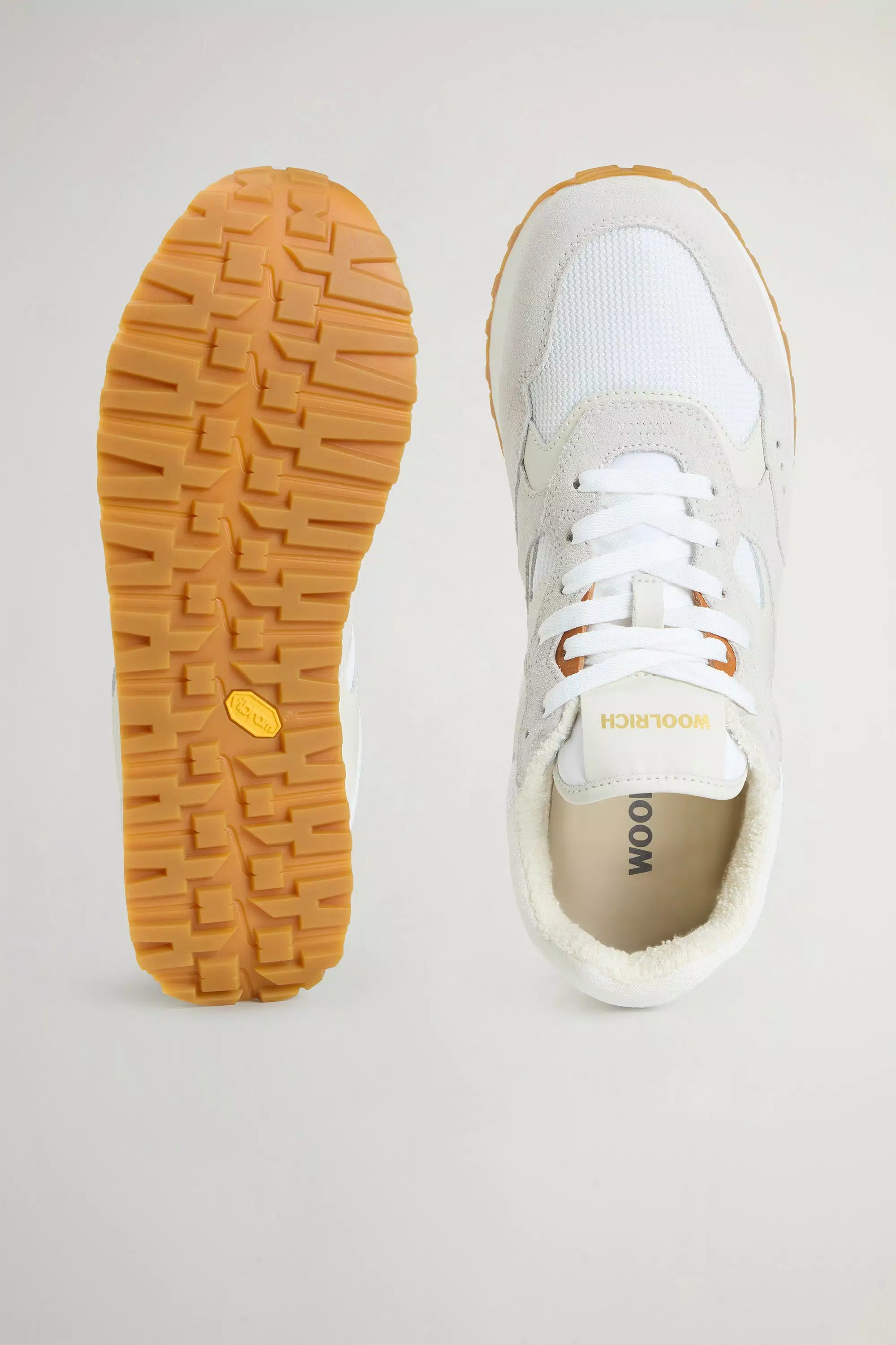 Gravel Sneakers in Nylon and Suede - White White