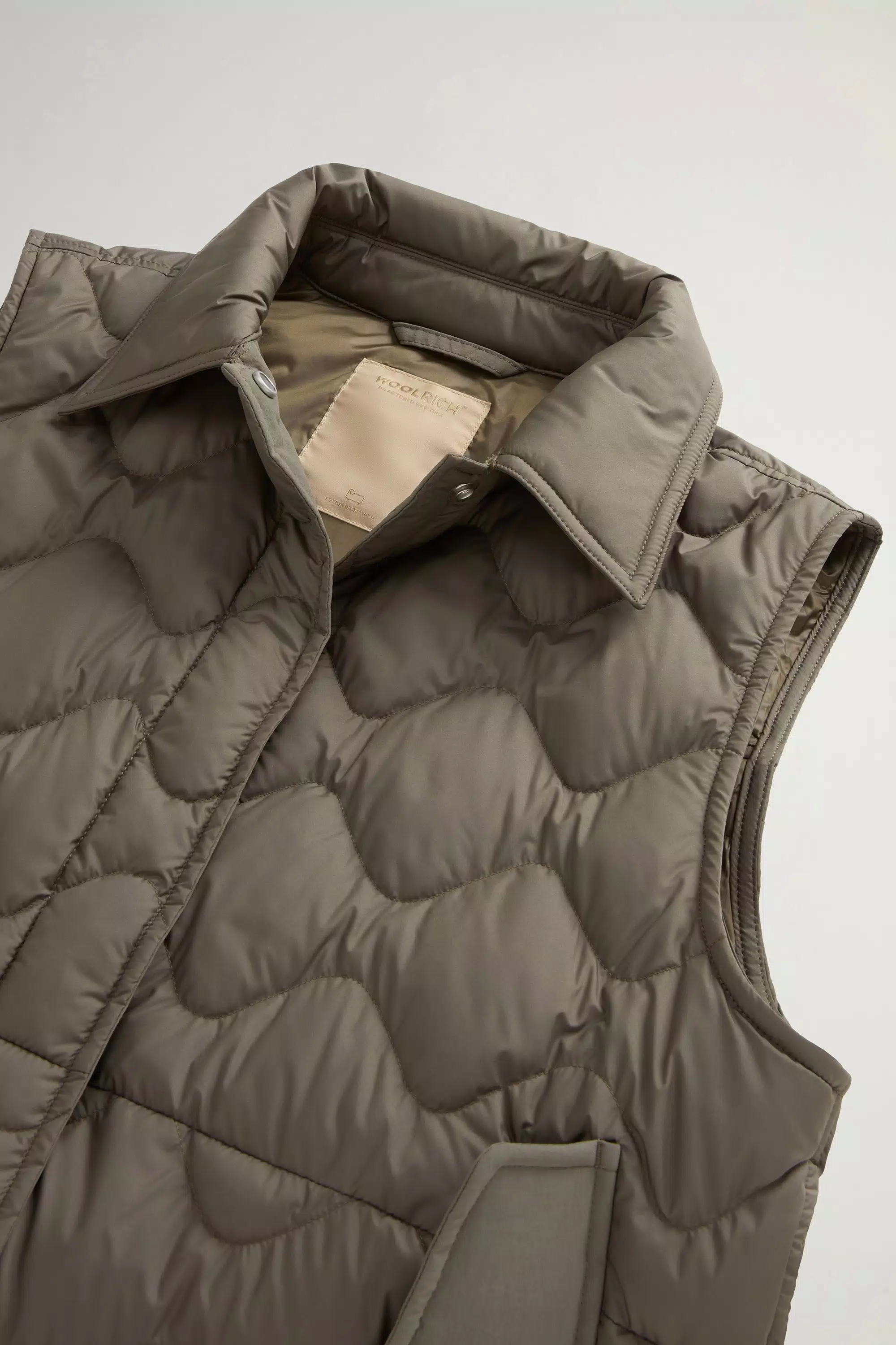 Quilted Microfiber Heritage Vest - Dark Green