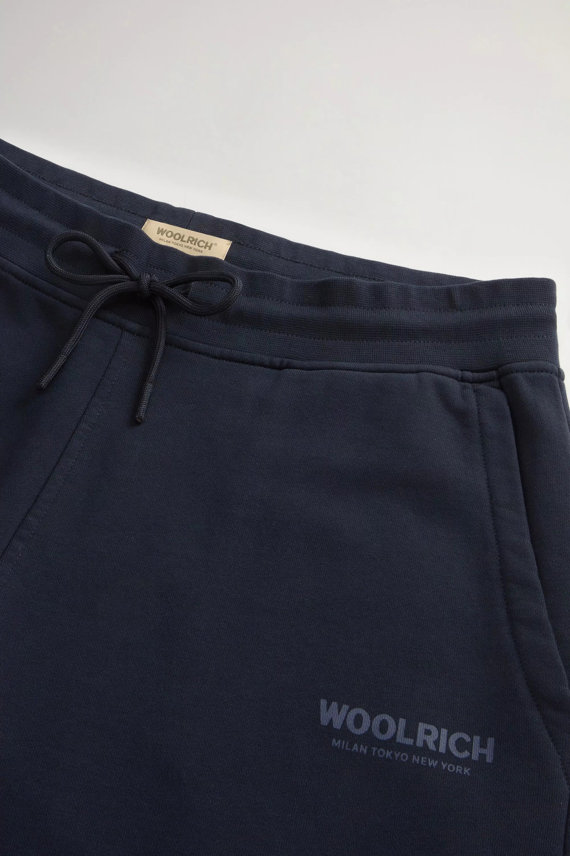 Sports Pants in Pure Cotton - Melton Blue