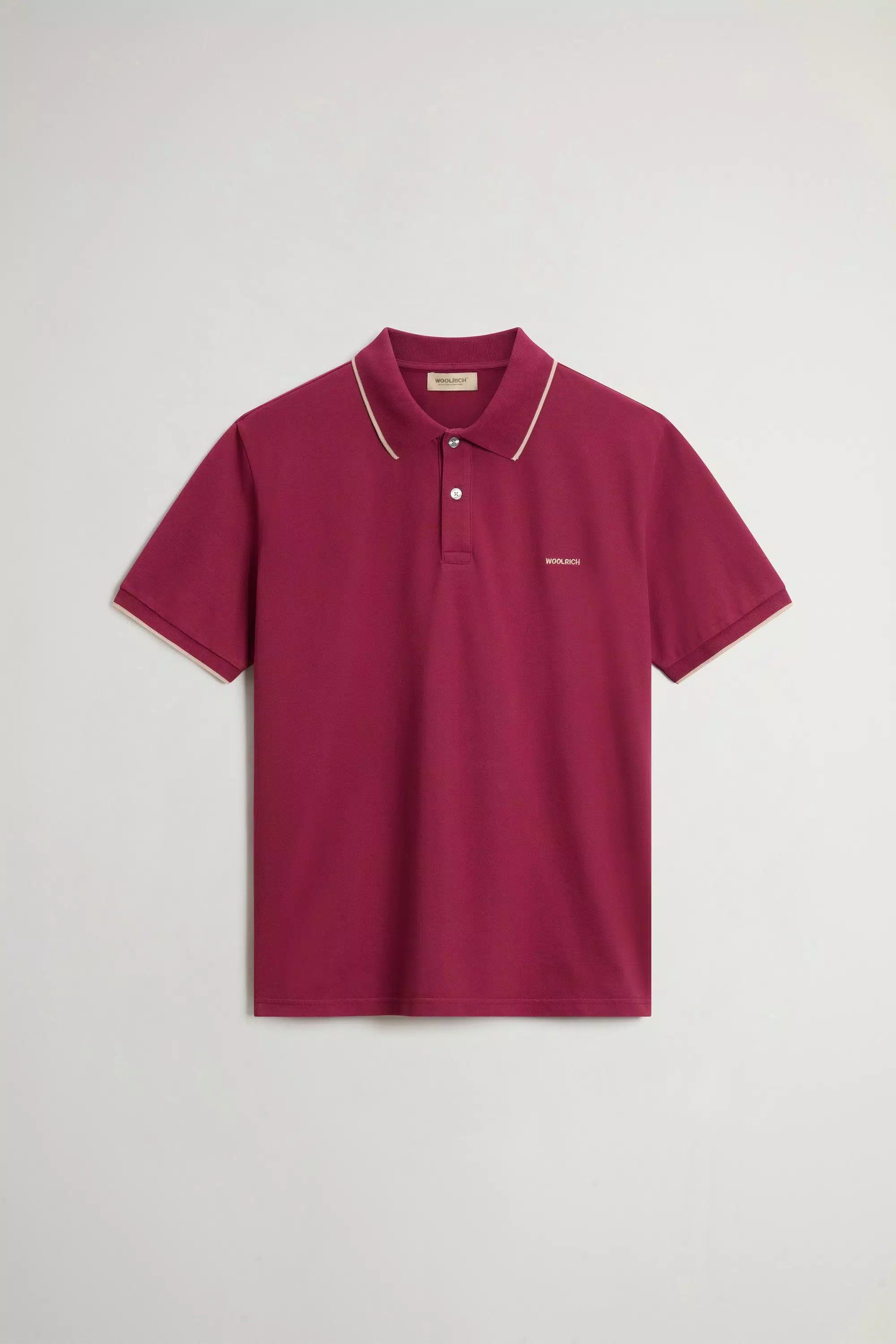 Monterey Polo Shirt in Stretch Cotton-Blend Pique - Rhododendron