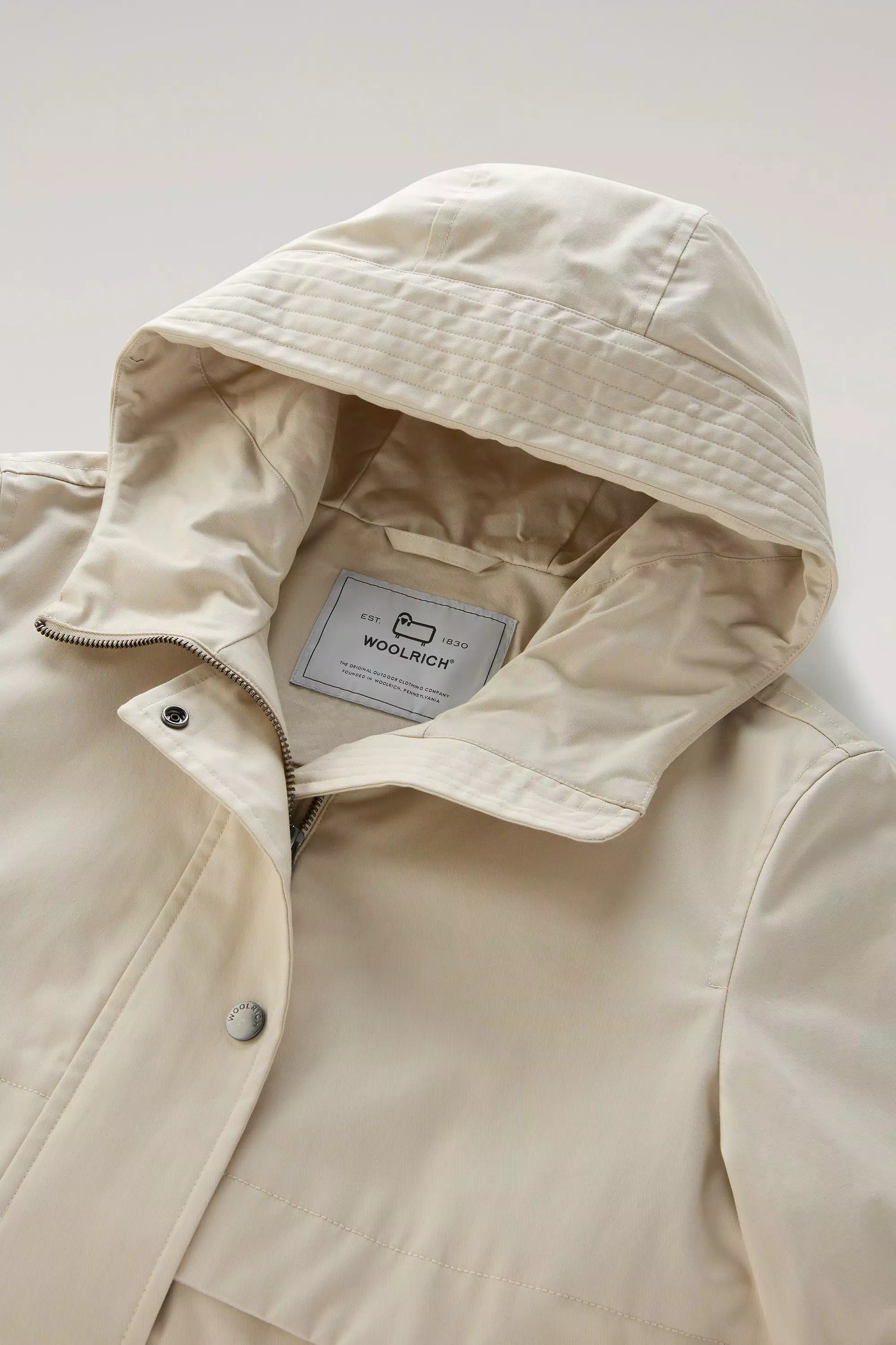Havice Lightweight Parka in Best Cotton - Light Oak