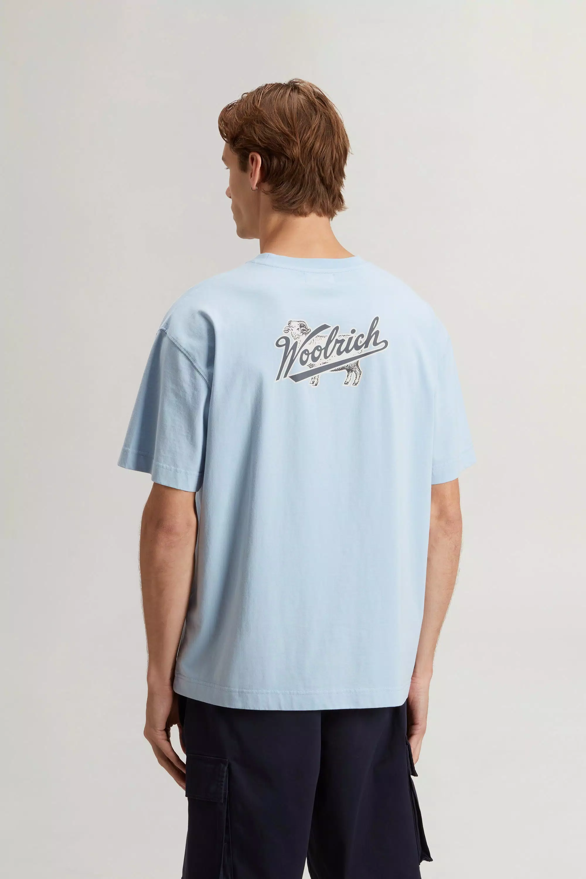 T-Shirt in Pure Cotton with Logo - Flask