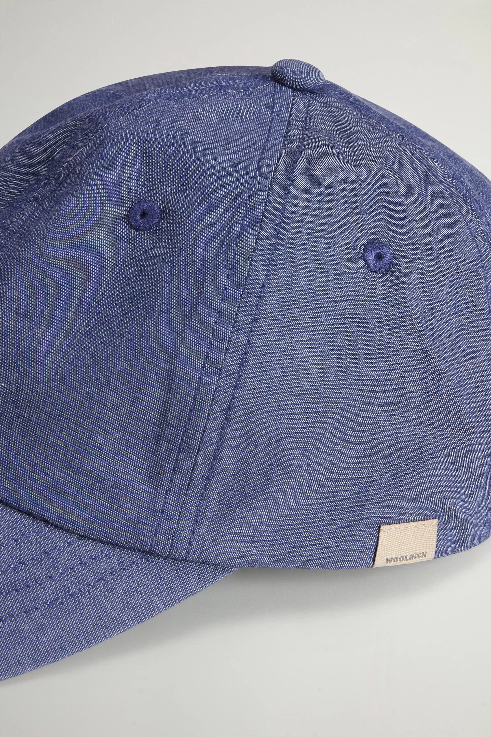 Baseball Cap in Cotton Denim - Medium Indigo