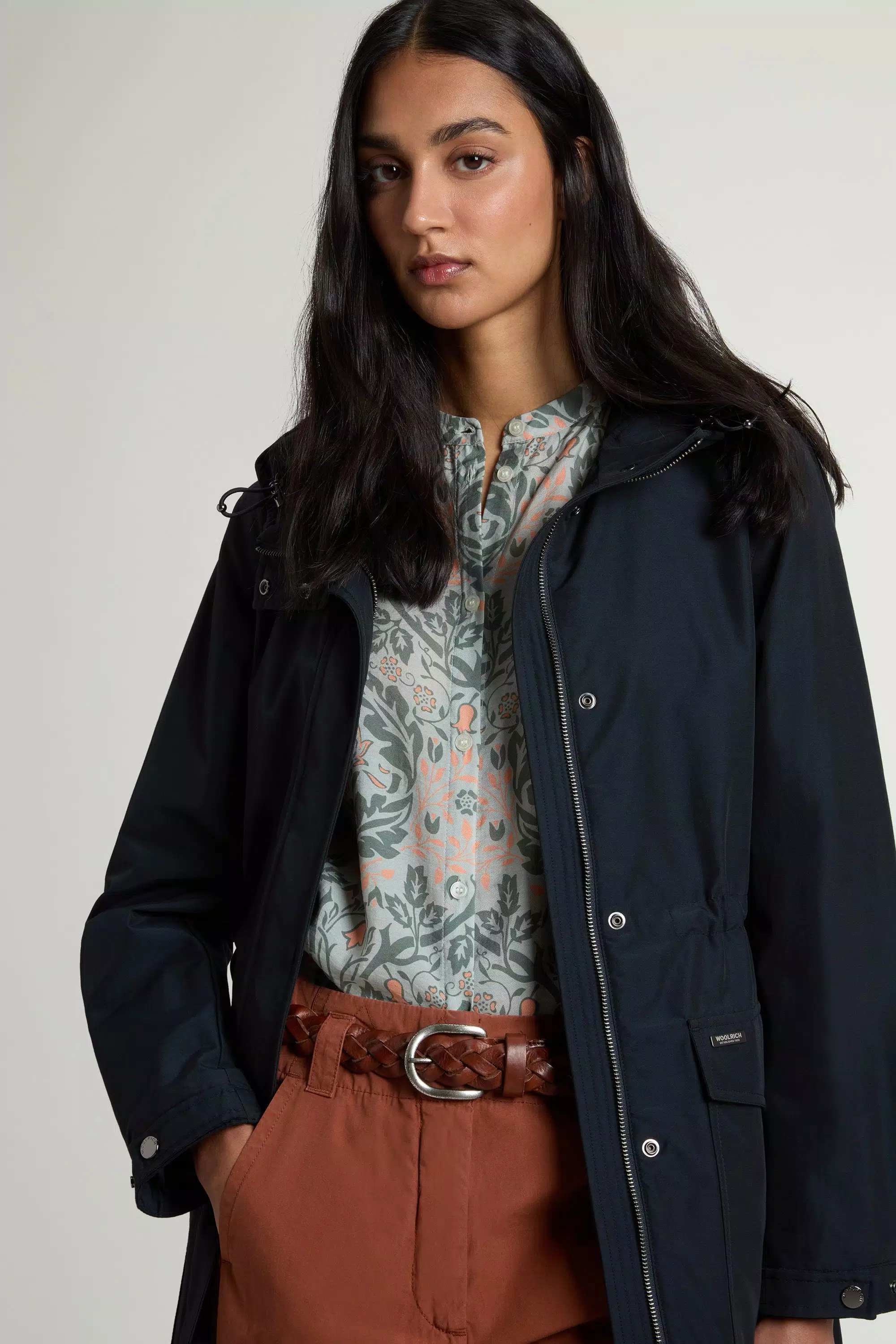 Parka in Light Ramar - Dark Navy