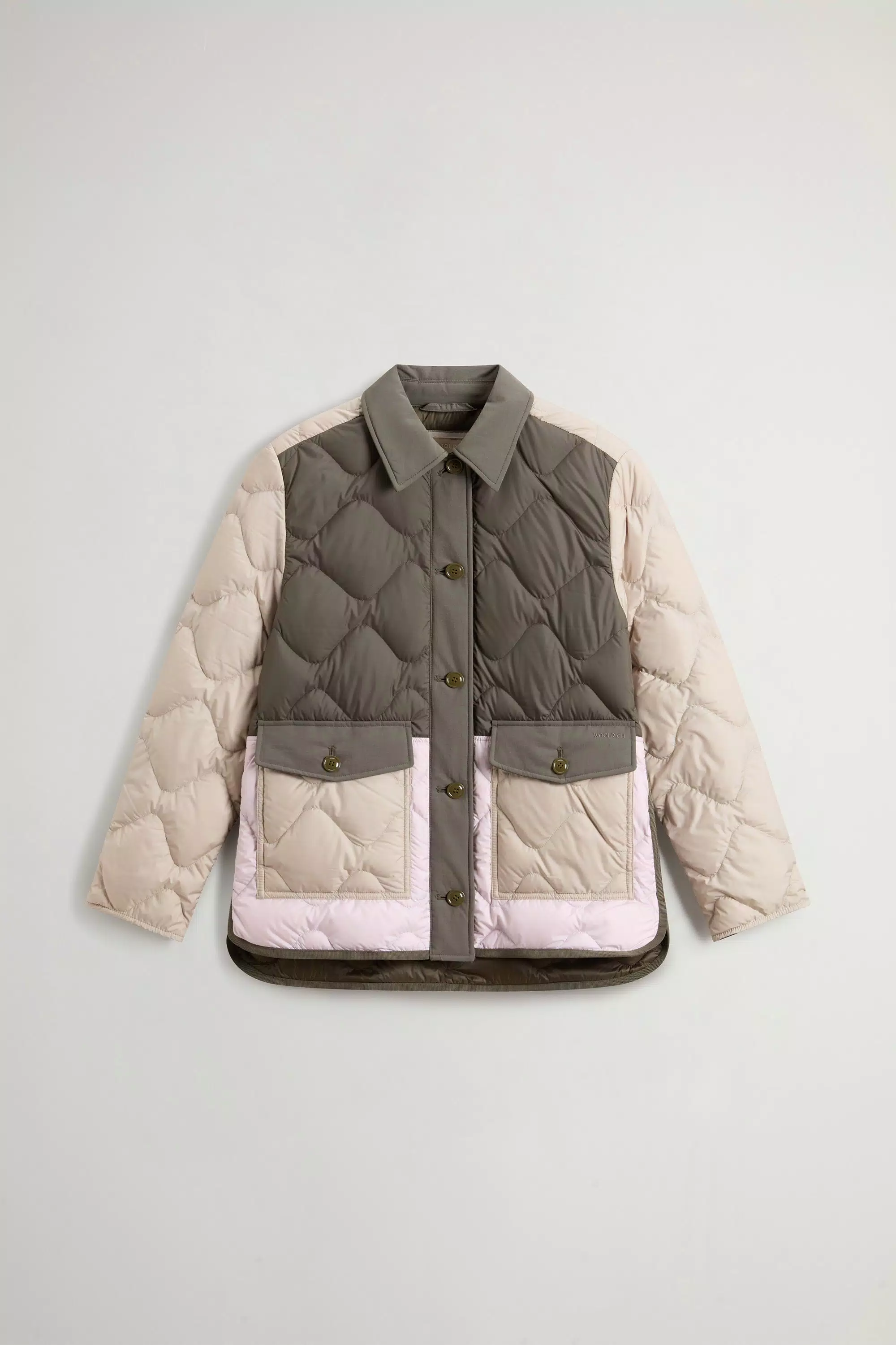 Quilted Microfiber Heritage Jacket - Oxford Tan Block