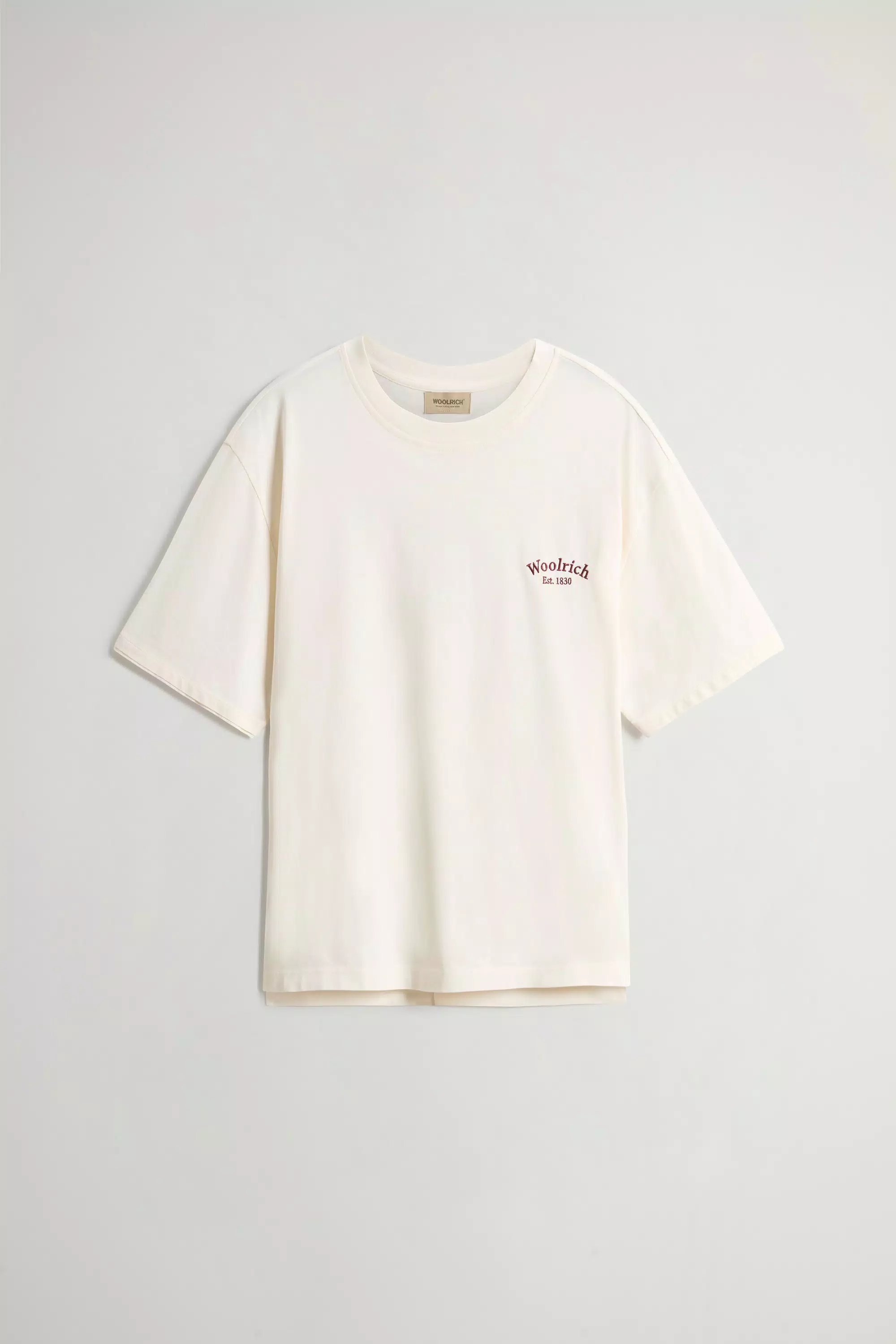 Pure Pima Cotton T-Shirt with Logo - Jet Stream