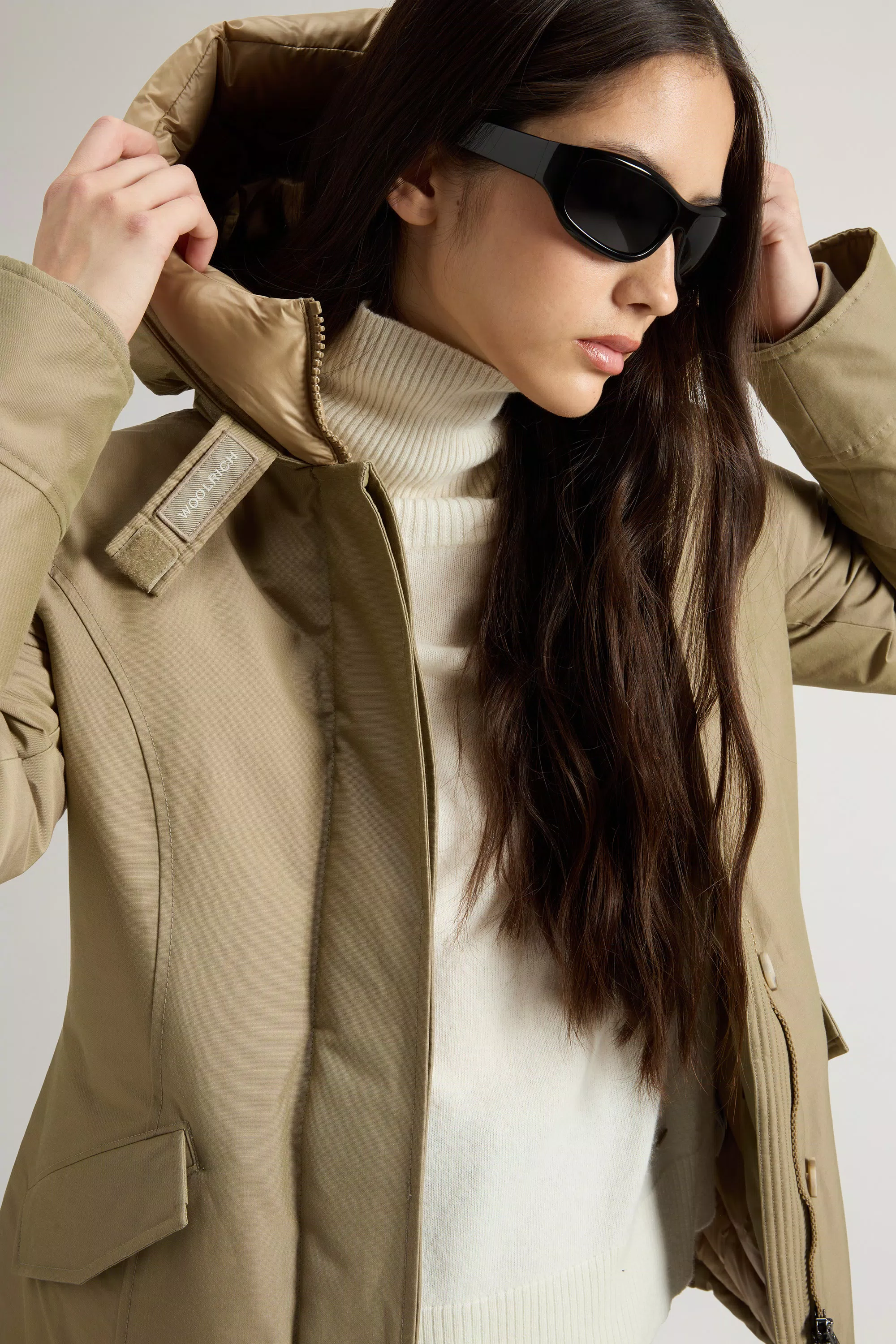 Arctic Parka in Ramar Cloth - Cornstalk Two Tone