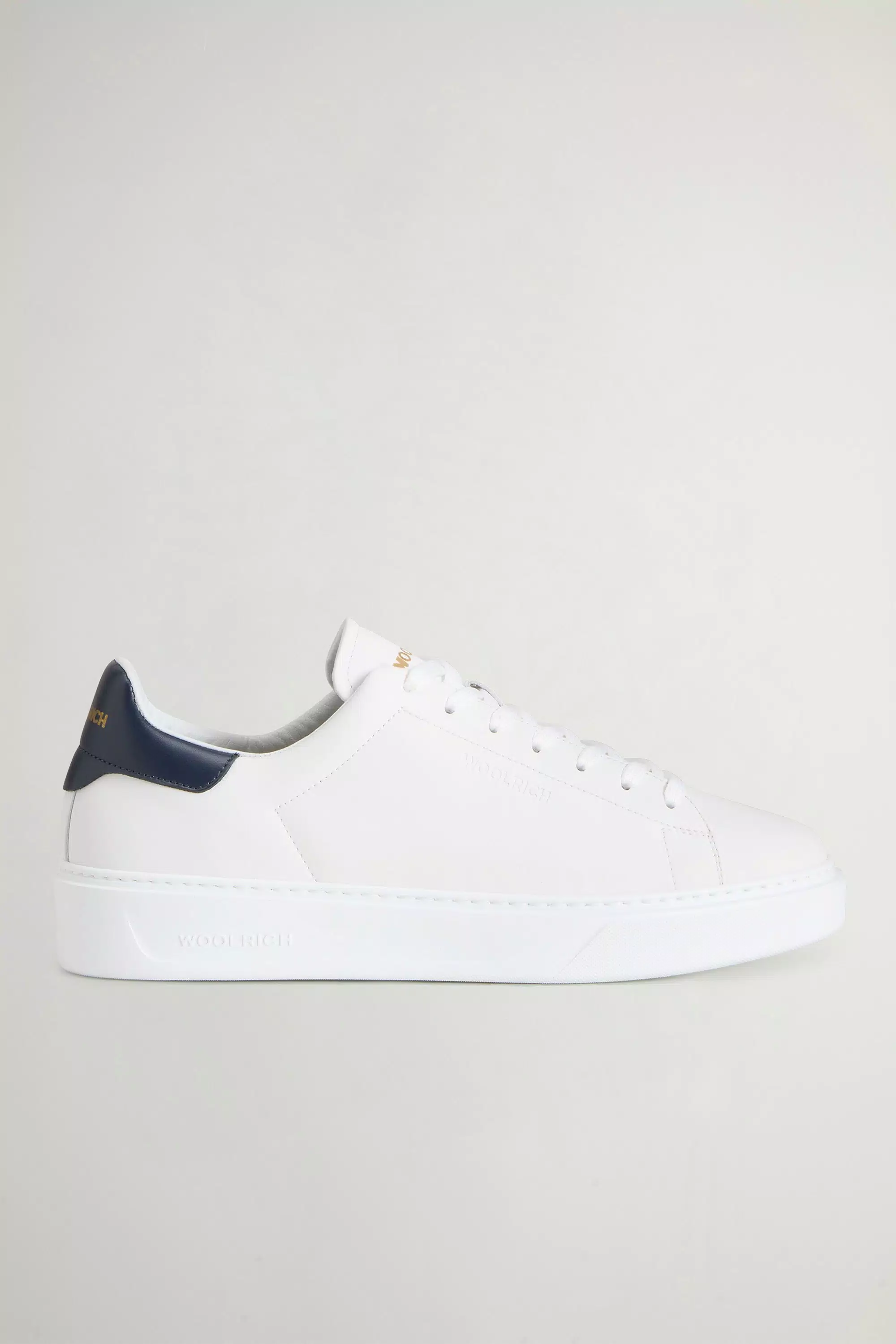 Classic Court Calfskin Sneakers - White Blue