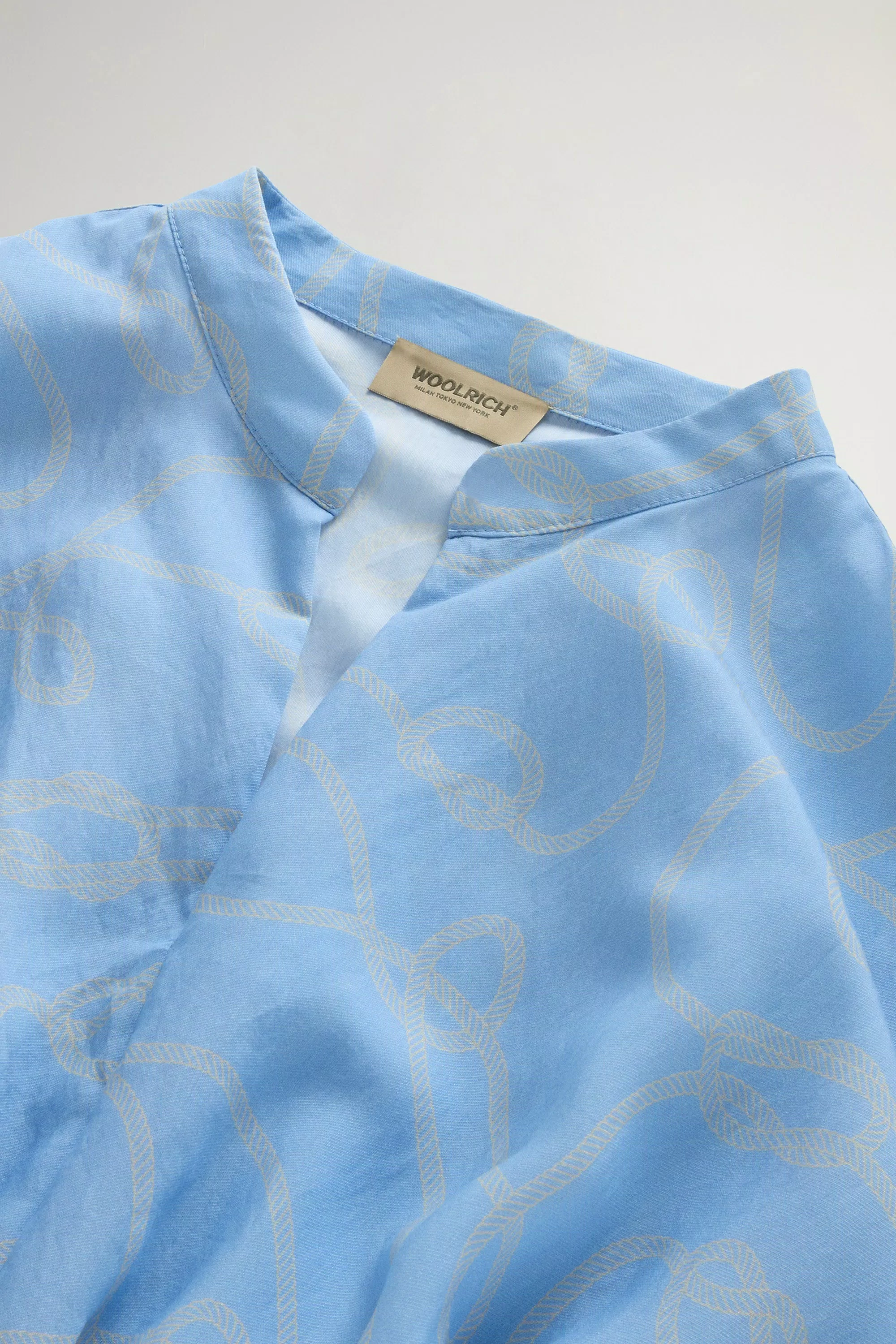 Dress in Lyocell Blend - Rope Blue Whiff