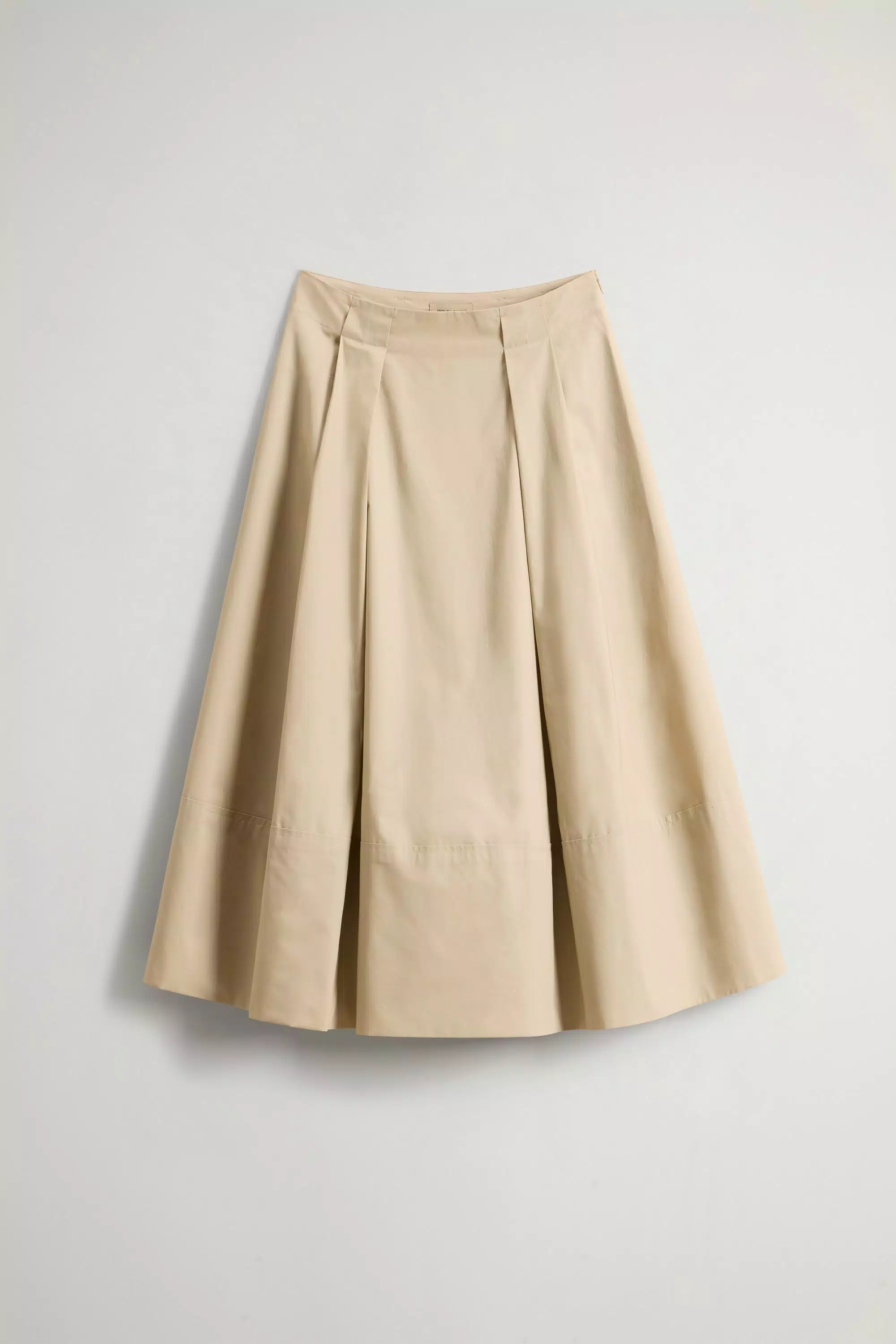 Pure Cotton Poplin Skirt - White Pepper