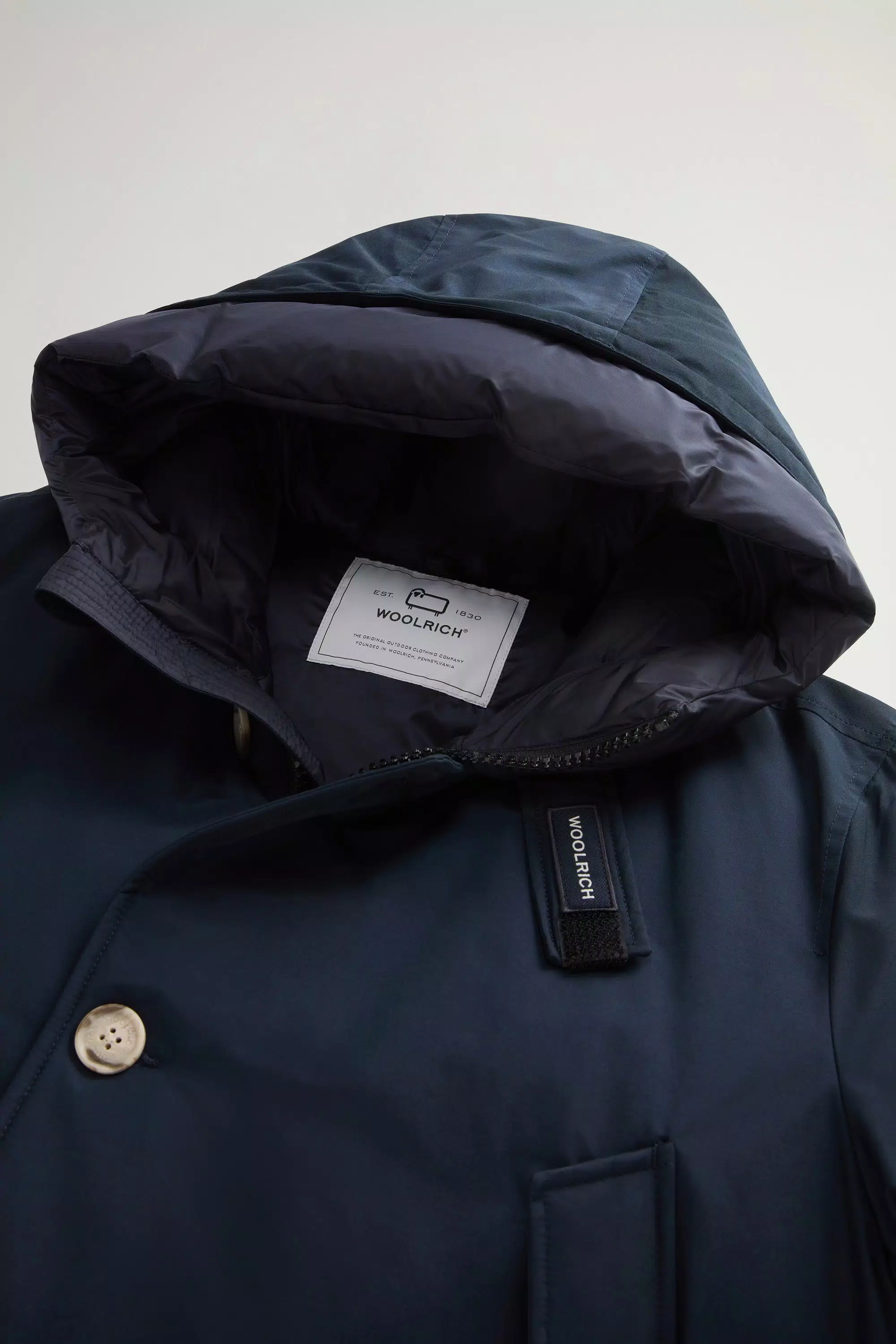 Arctic Parka in Ramar Cloth - Melton Blue
