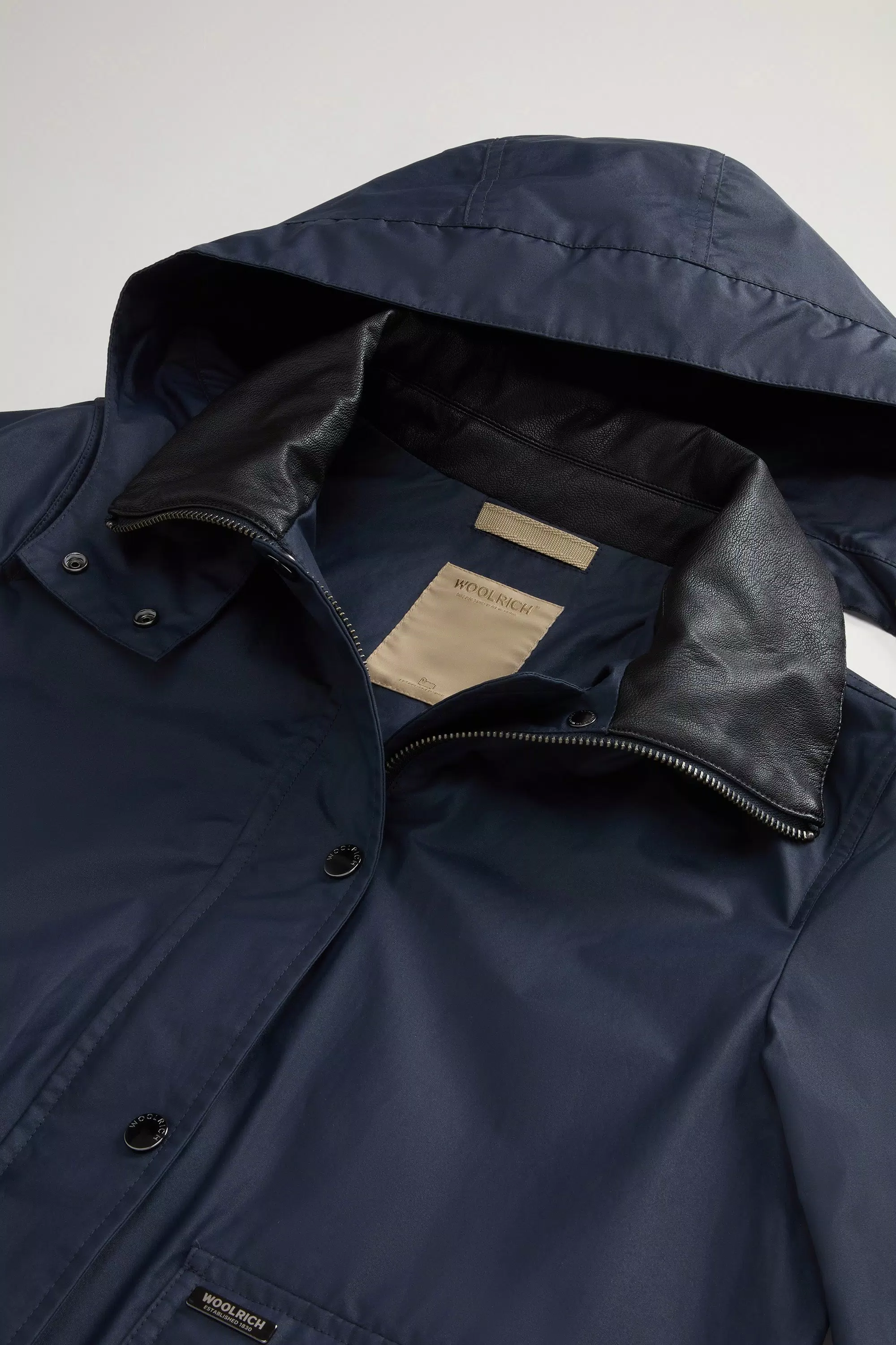 Dundee Jacket in Superwax Cotton - Waxed Melton Blue