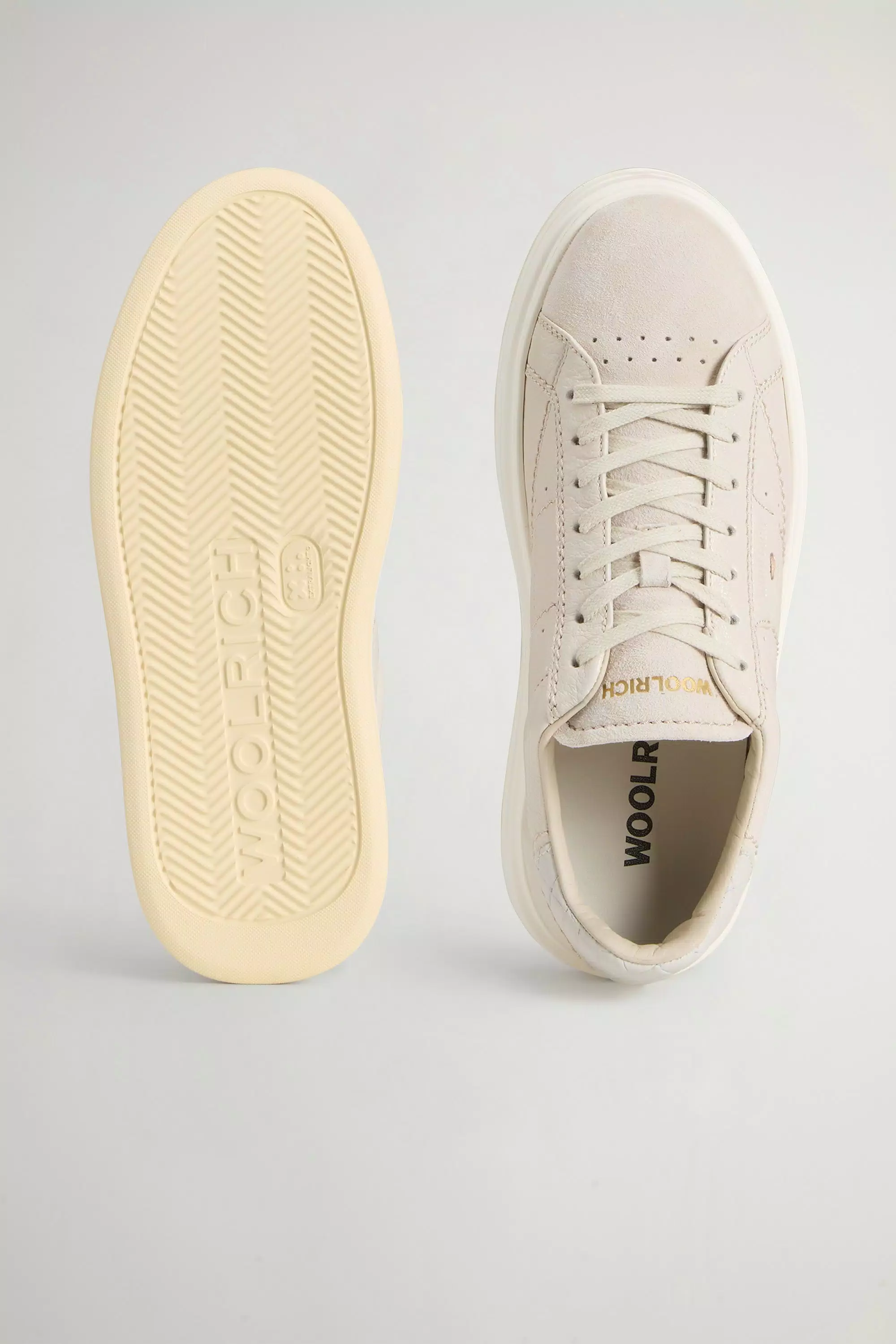 Arrow Sneakers in Calfskin - Whipped Cream Whipped Cream