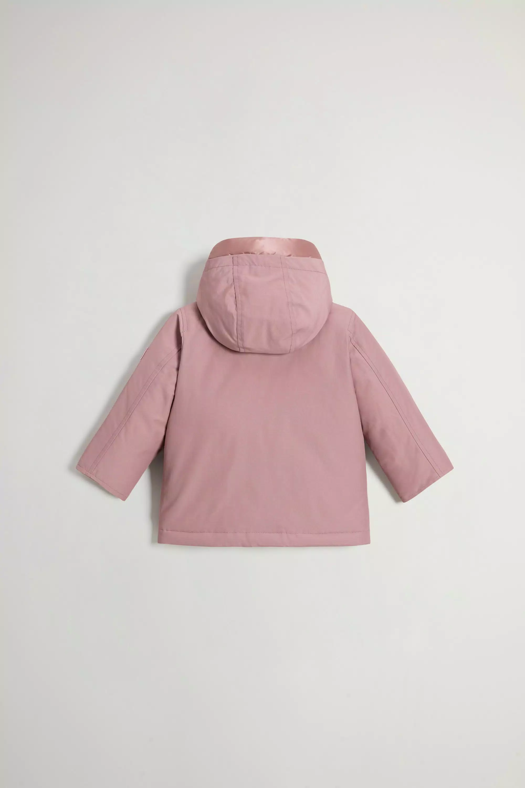 Babies’ Parka in Ramar Cloth - Woodrose