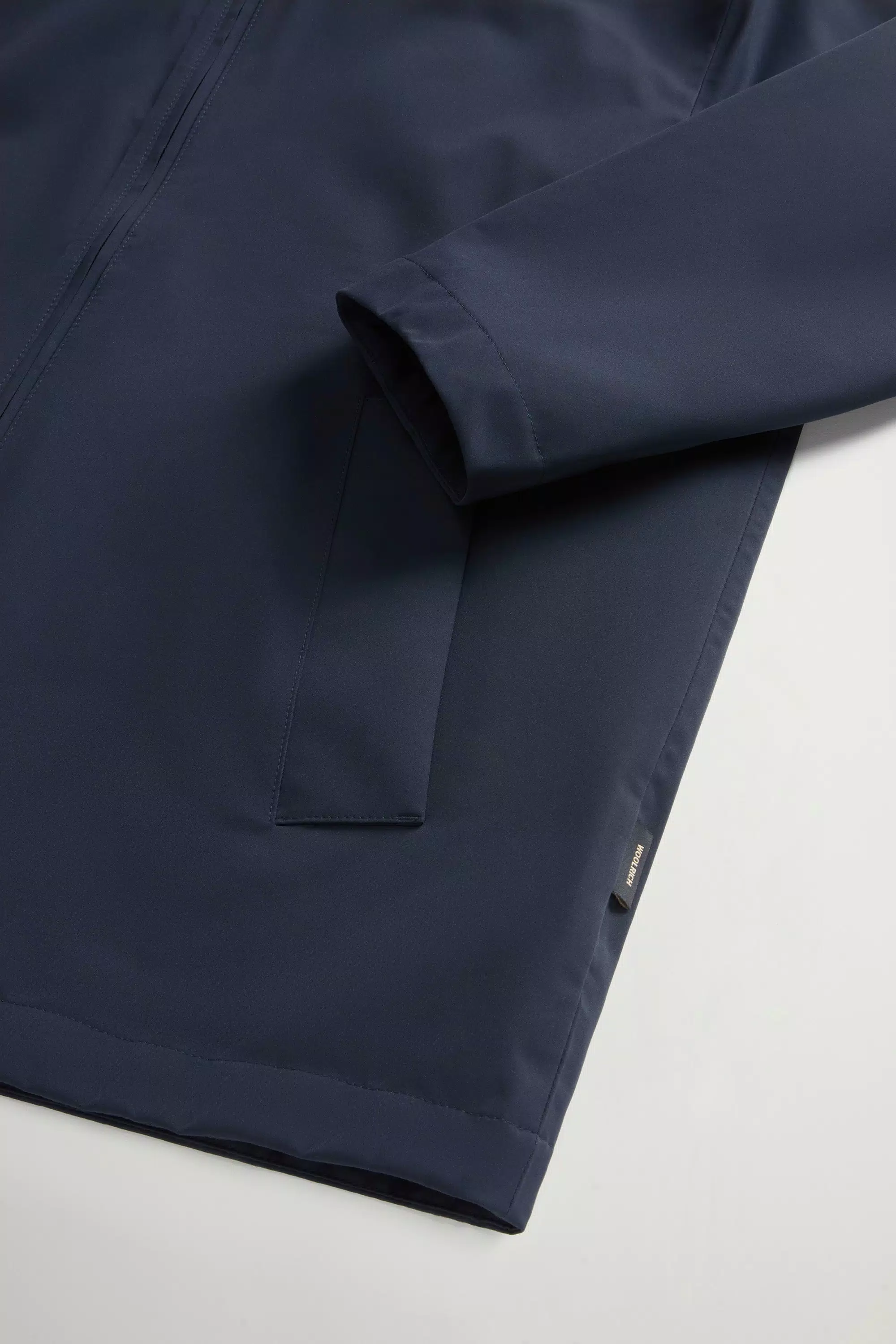 Pacific Jacket in Two-Layered Fabric - Melton Blue