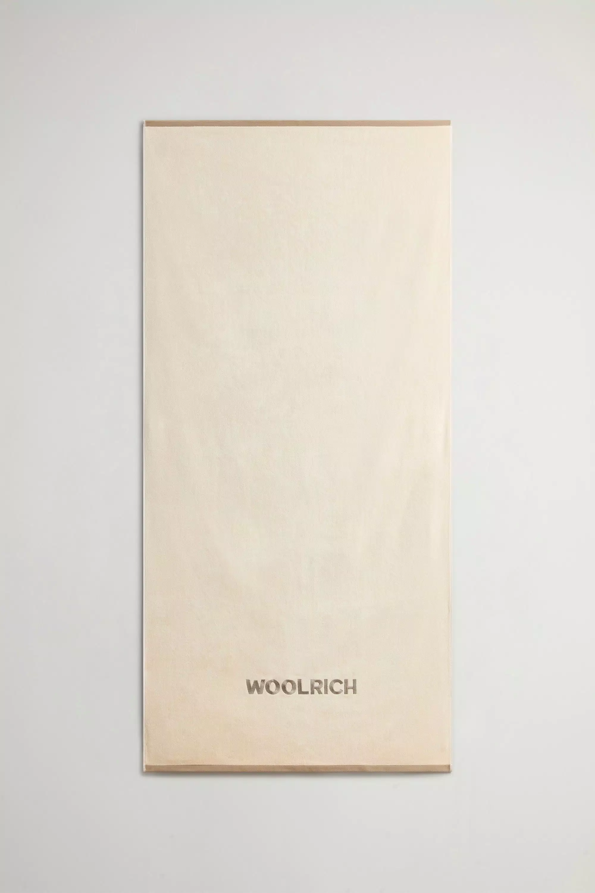 Beach Towel in Pure Cotton - Milky Cream