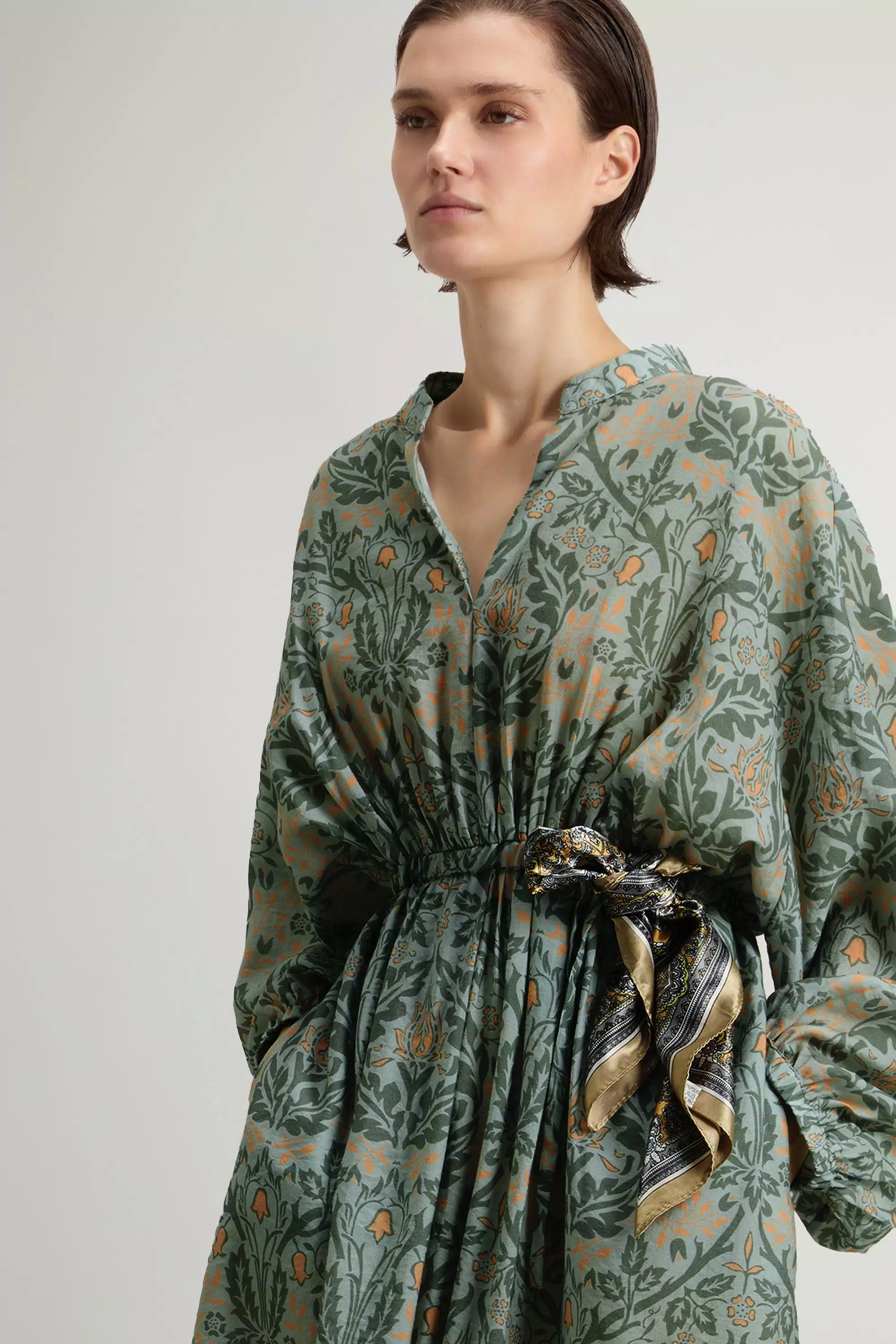 Dress in Lyocell Blend - Alpine Floral Line