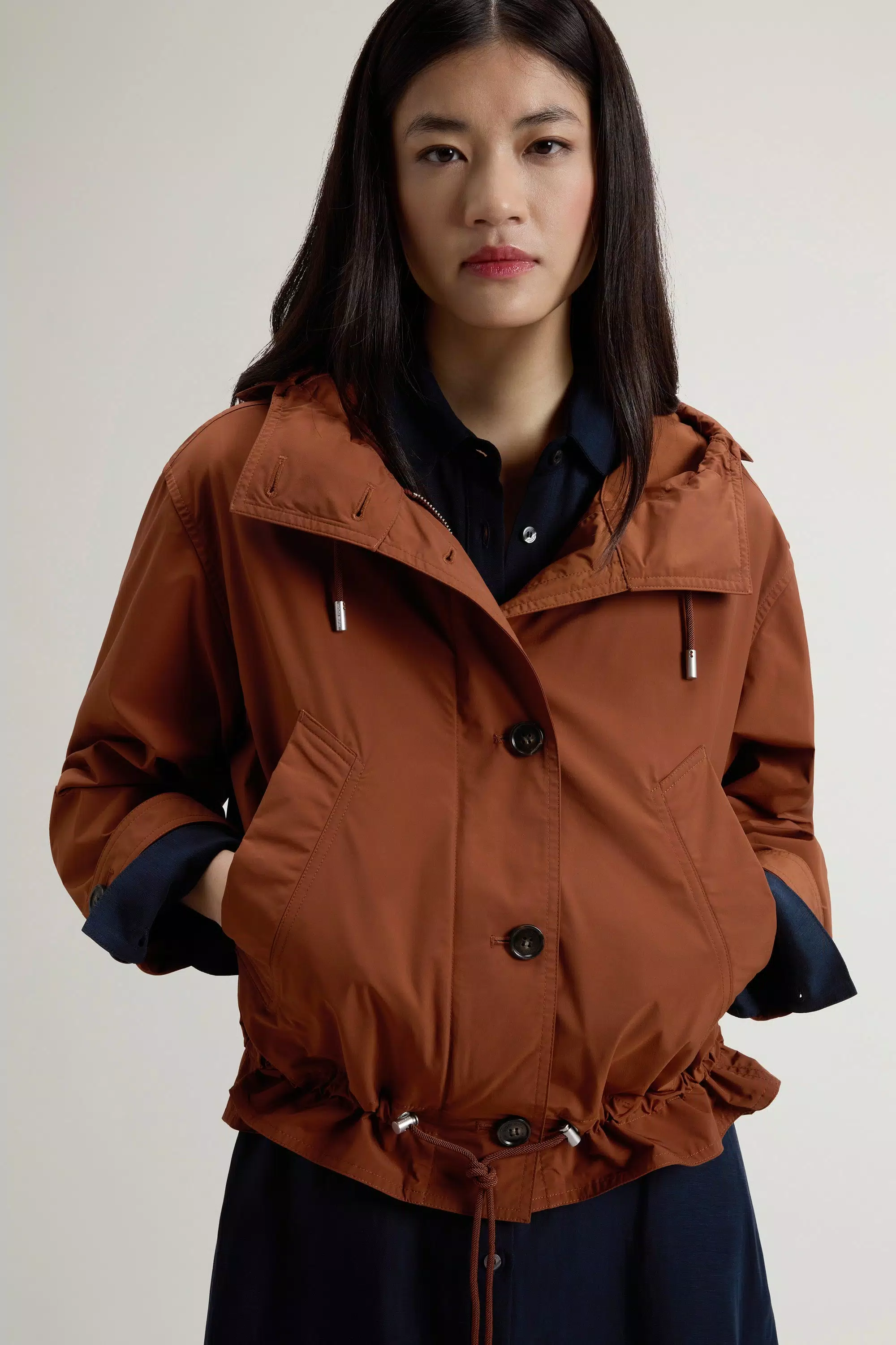 Short Urban Touch Parka - Acorn
