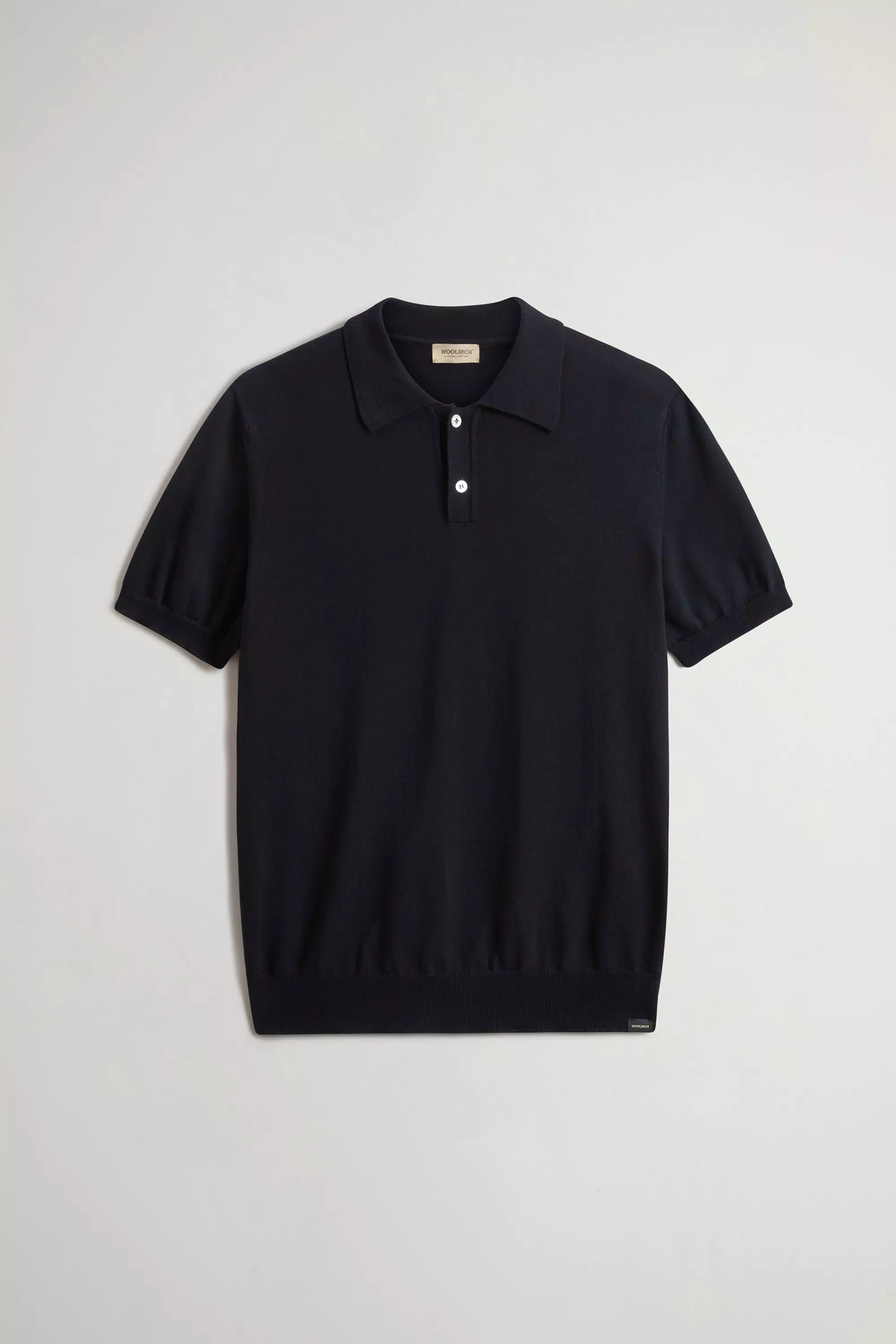 Polo Shirt in Knit Pure Cotton - Melton Blue