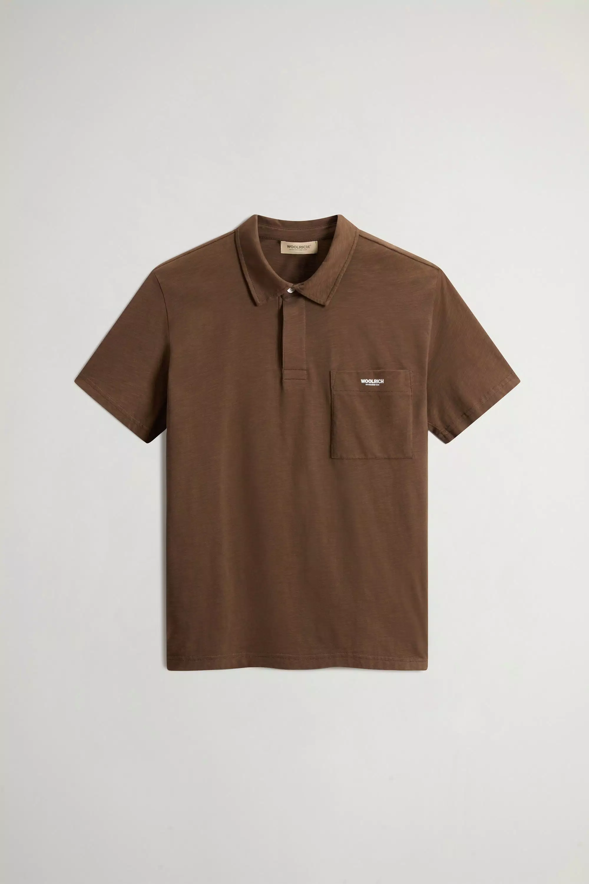 Slub Polo Shirt in Pure Cotton - Slate Black