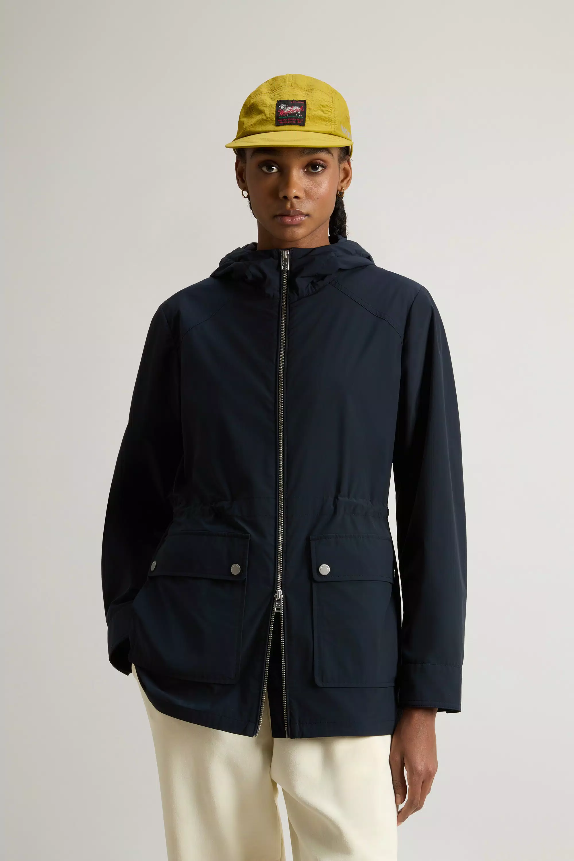 Urban Touch Hooded Jacket - Melton Blue