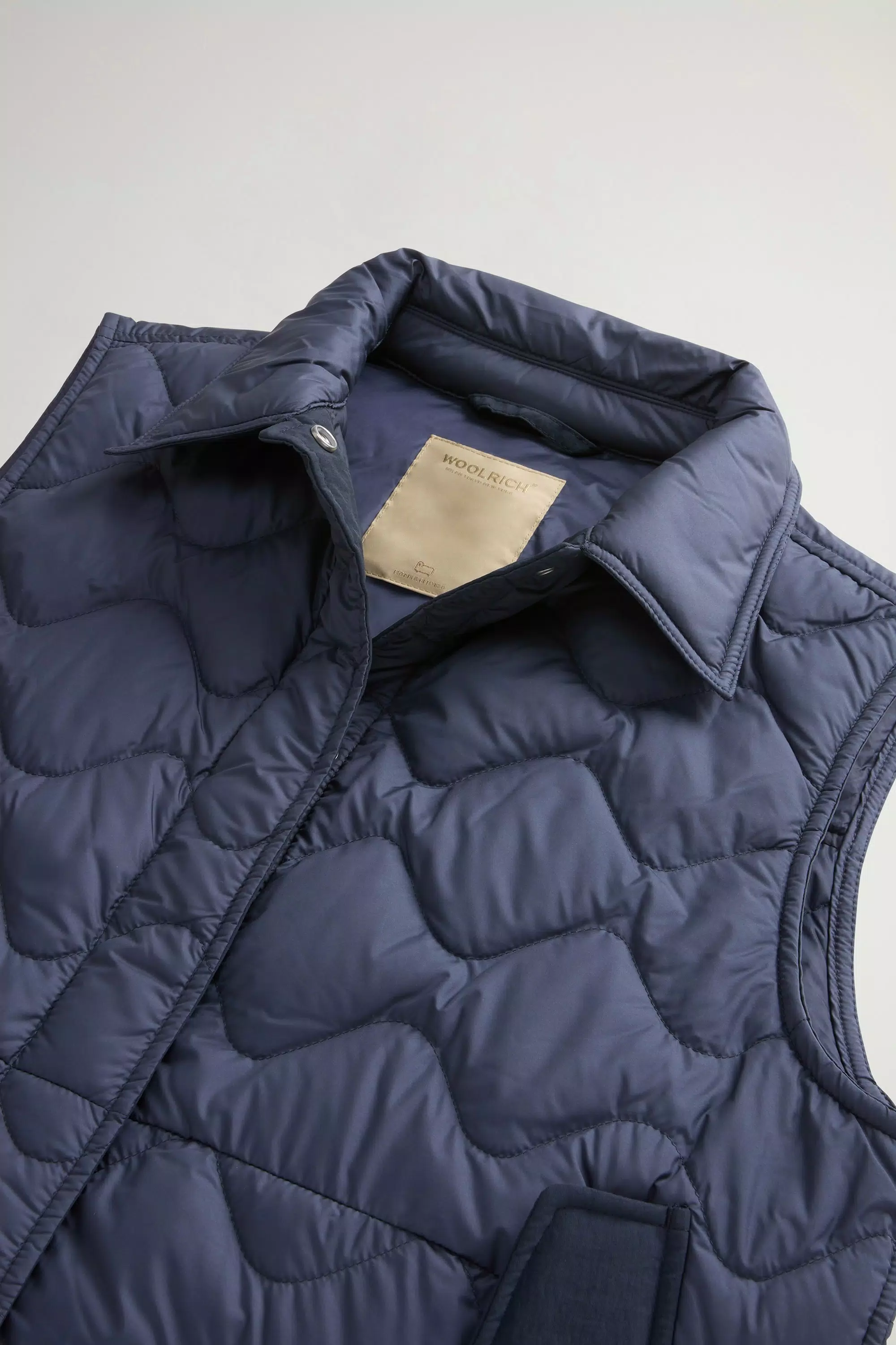 Quilted Microfiber Heritage Vest - Melton Blue
