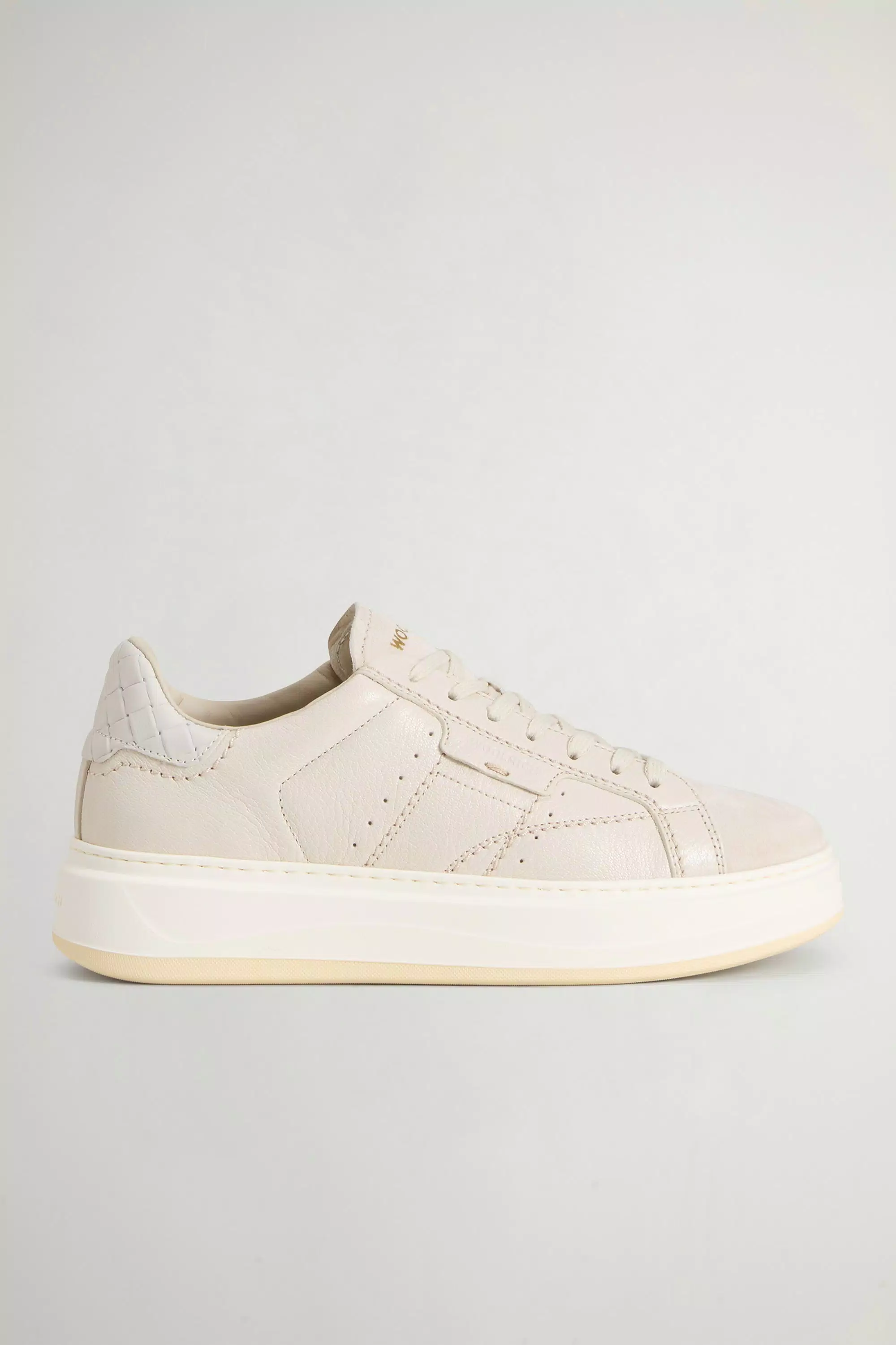 Arrow Sneakers in Calfskin - Whipped Cream Whipped Cream