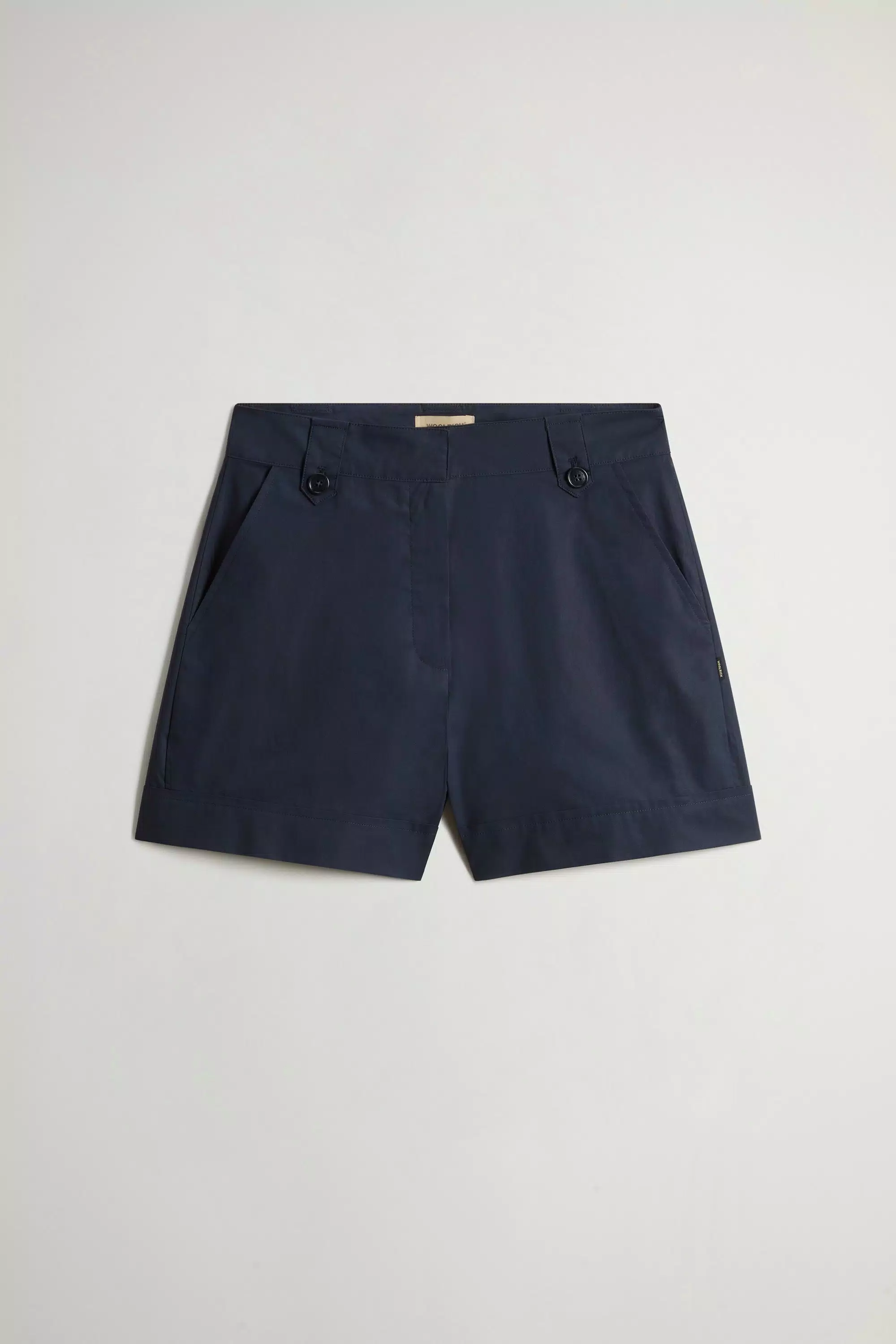 Pure Cotton Poplin Shorts - Melton Blue