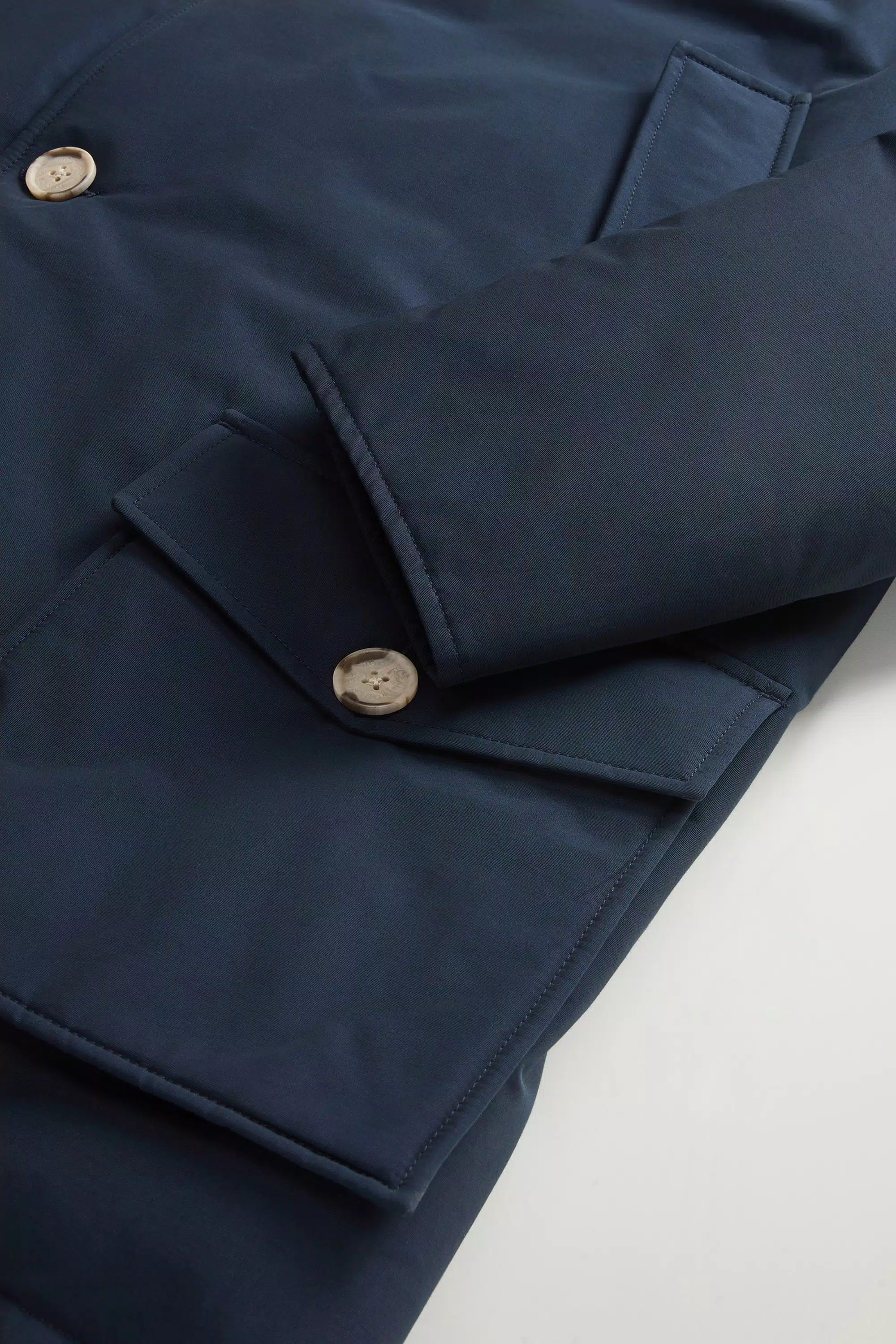 Arctic Parka in Ramar Cloth - Melton Blue