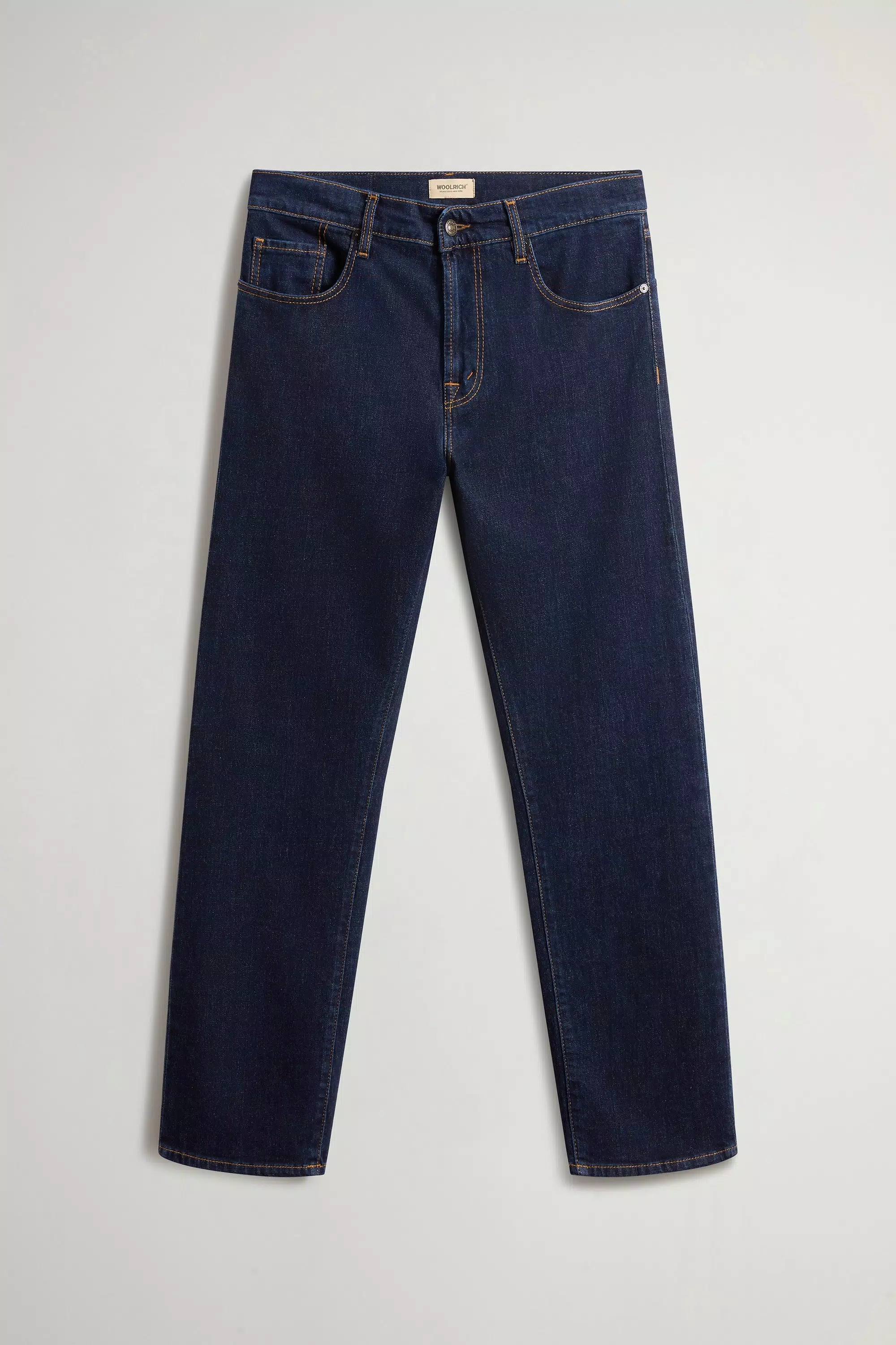 Contemporary Five-Pocket Jeans in Stretch Cotton Denim - Rinse Washed