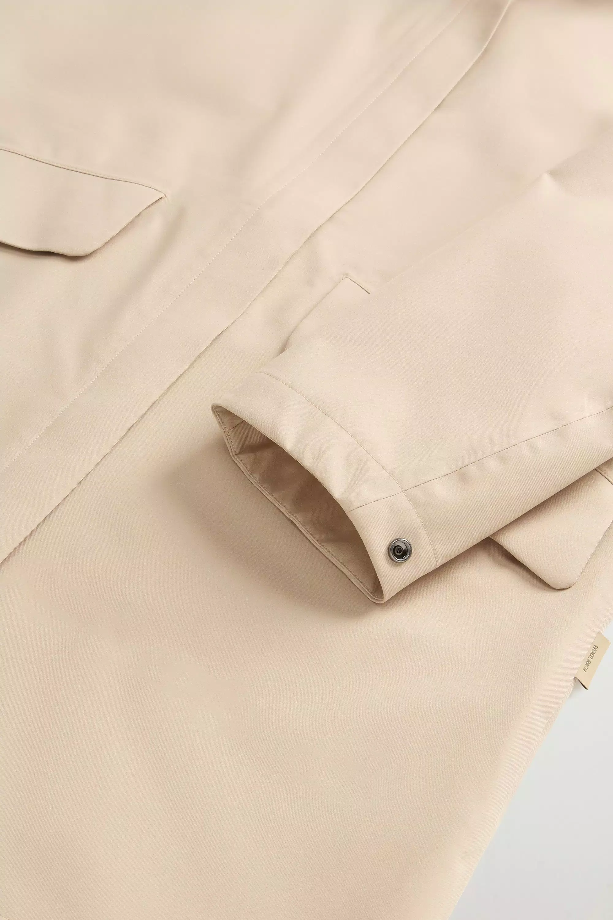 Waterproof Parka in Light Stretch - White Pepper