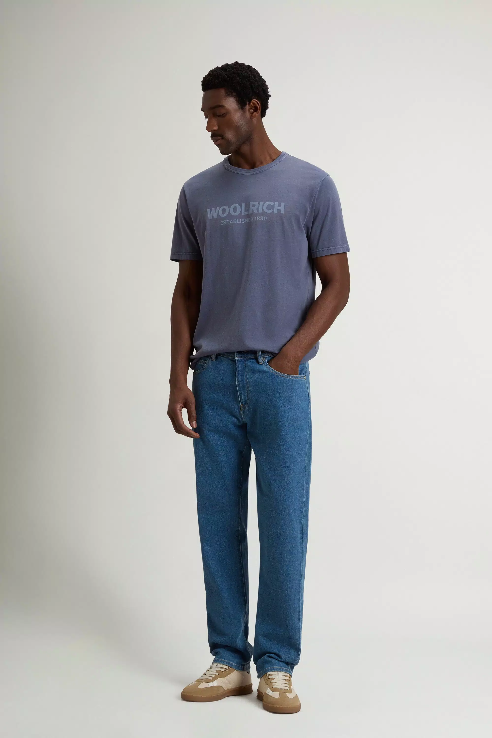 Stretch Denim Jeans - Light Indigo