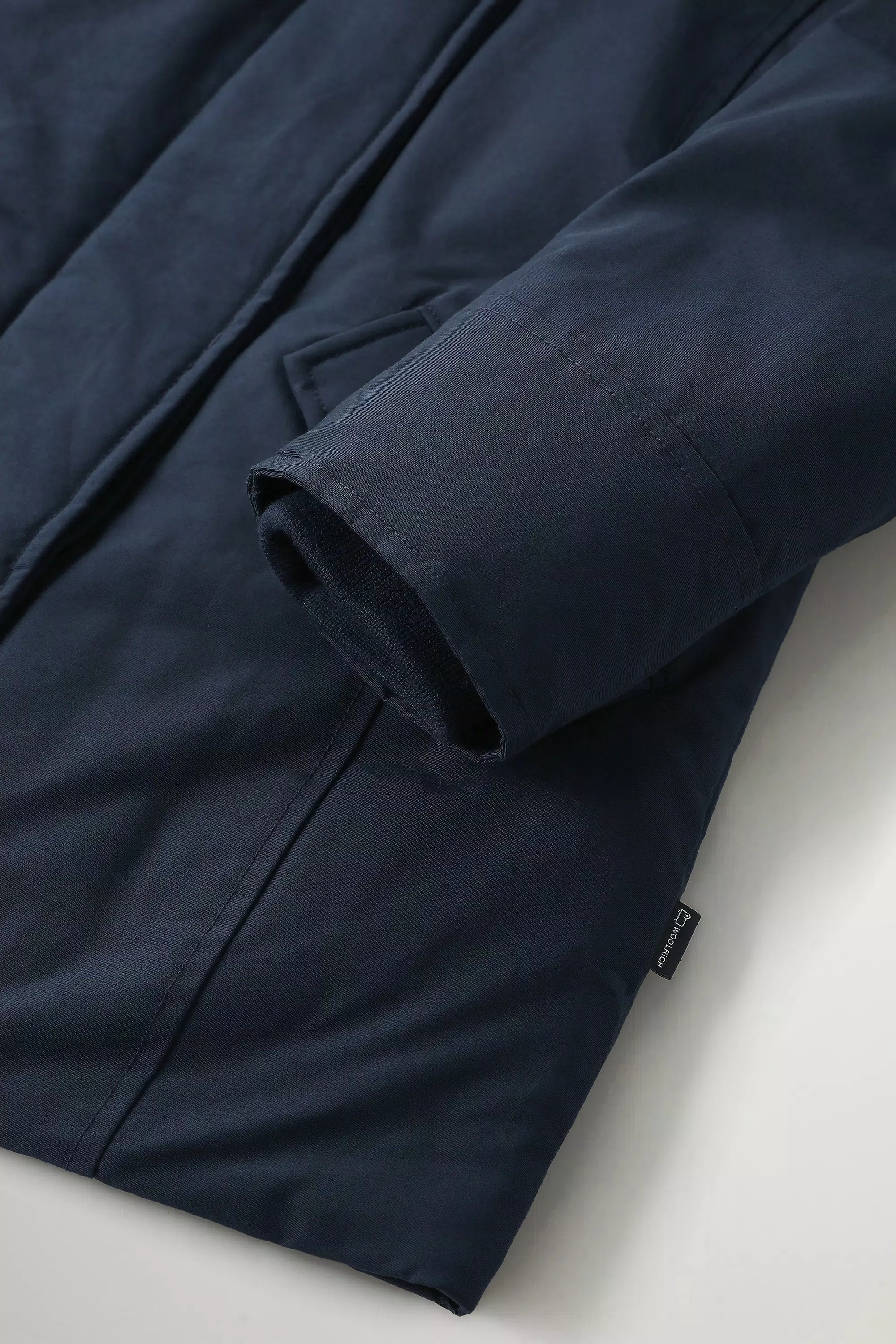 Girls' Arctic Parka Cloth in Ramar - Melton Blue