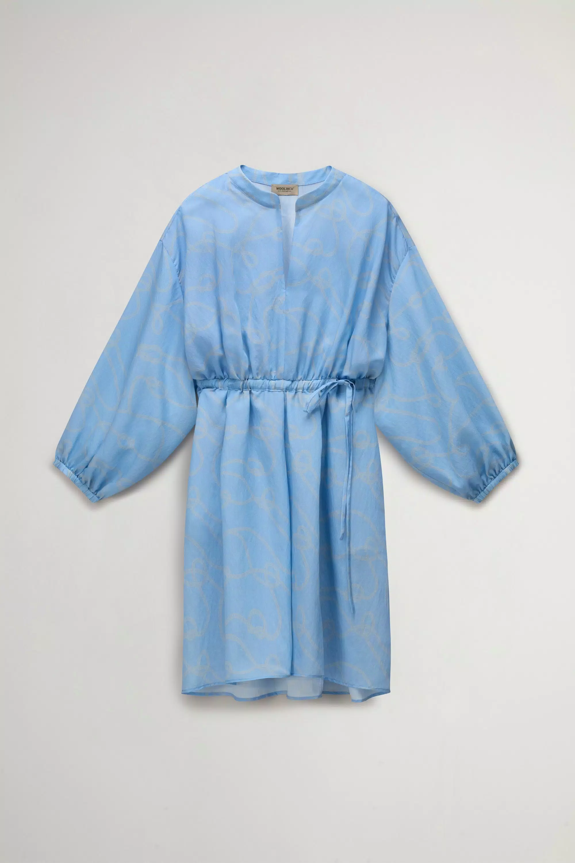 Dress in Lyocell Blend - Rope Blue Whiff