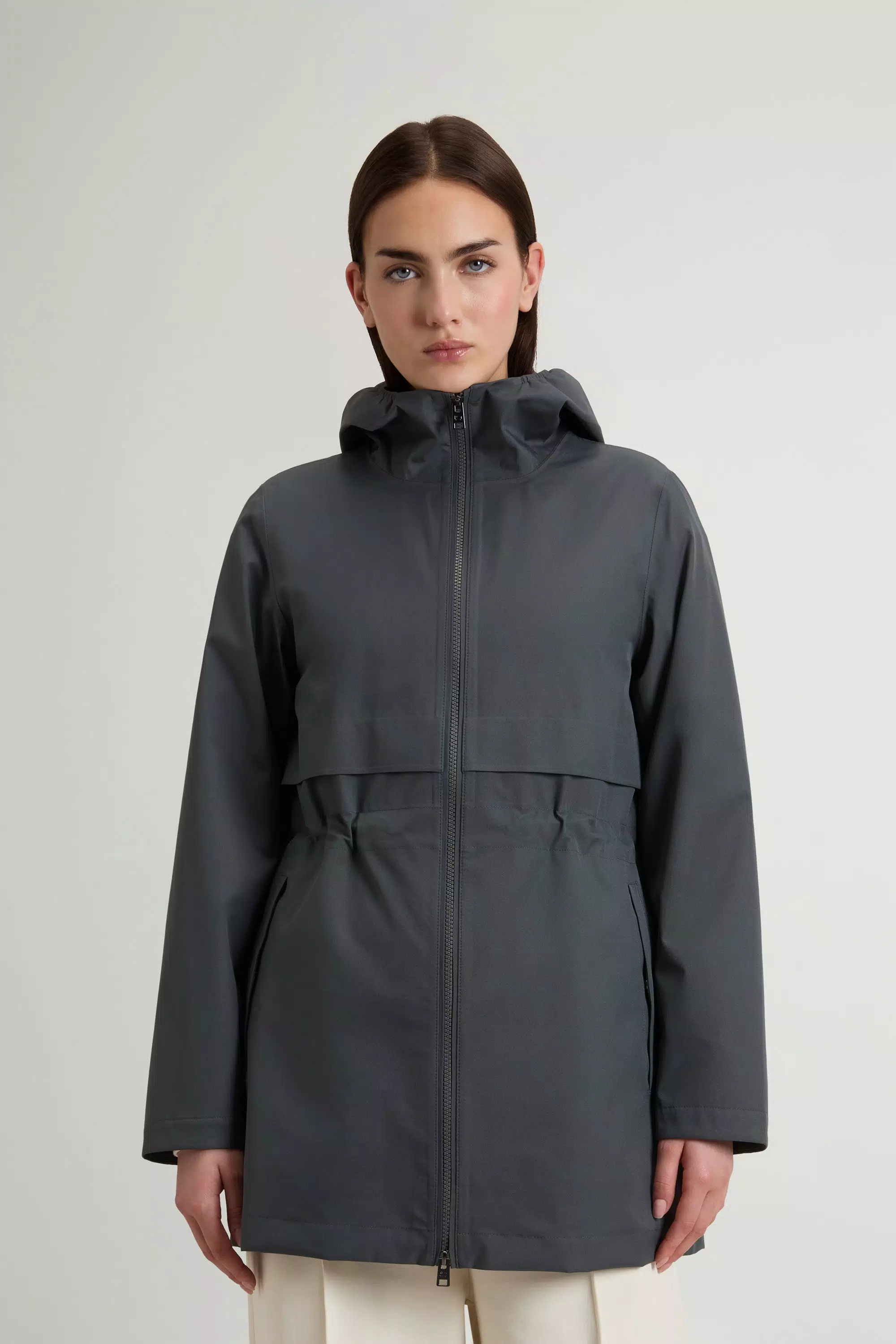 3-in-1 Parka in Light Stretch Fabric - Forest Veil