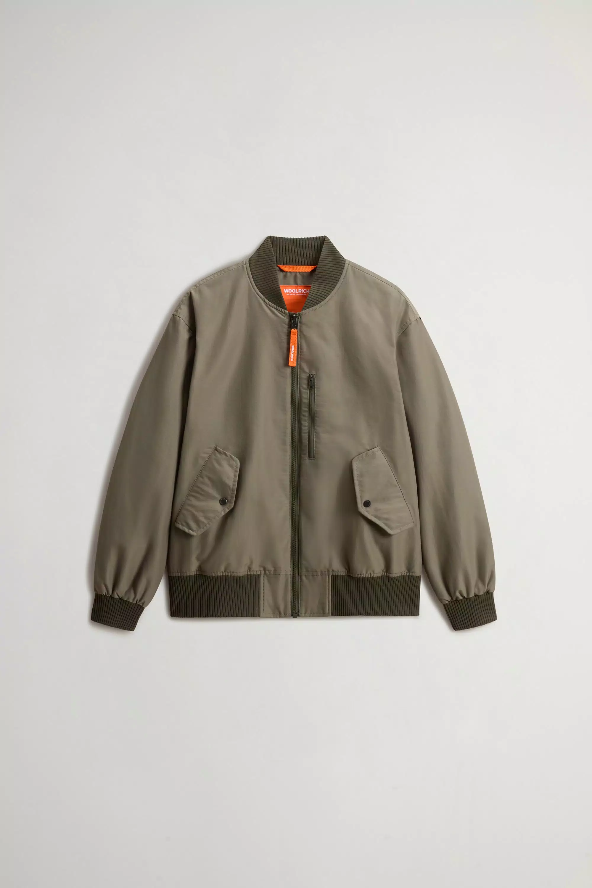 Boys’ Bomber Jacket in Light Ramar - Smokey Olive