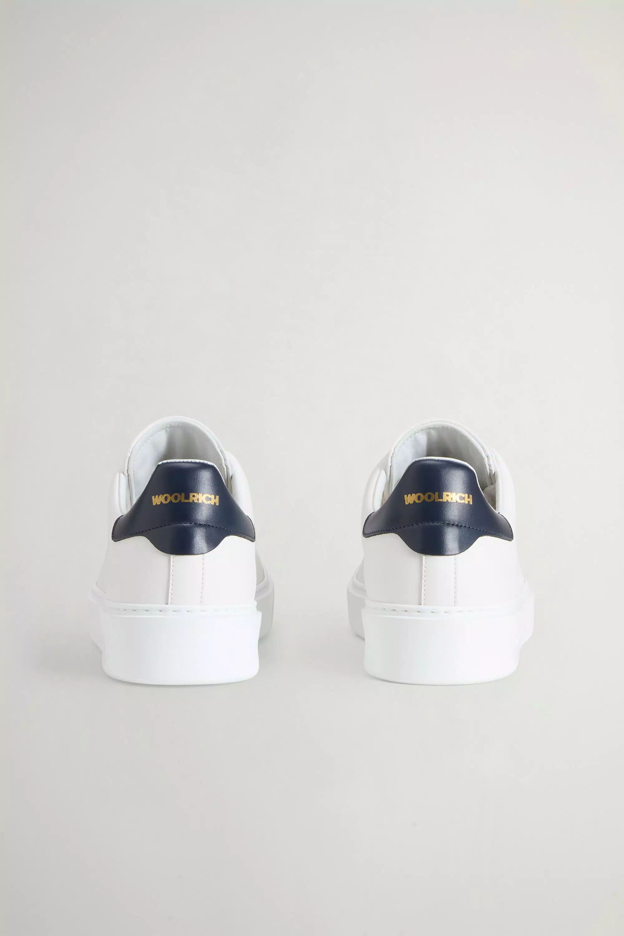 Classic Court Calfskin Sneakers - White Blue