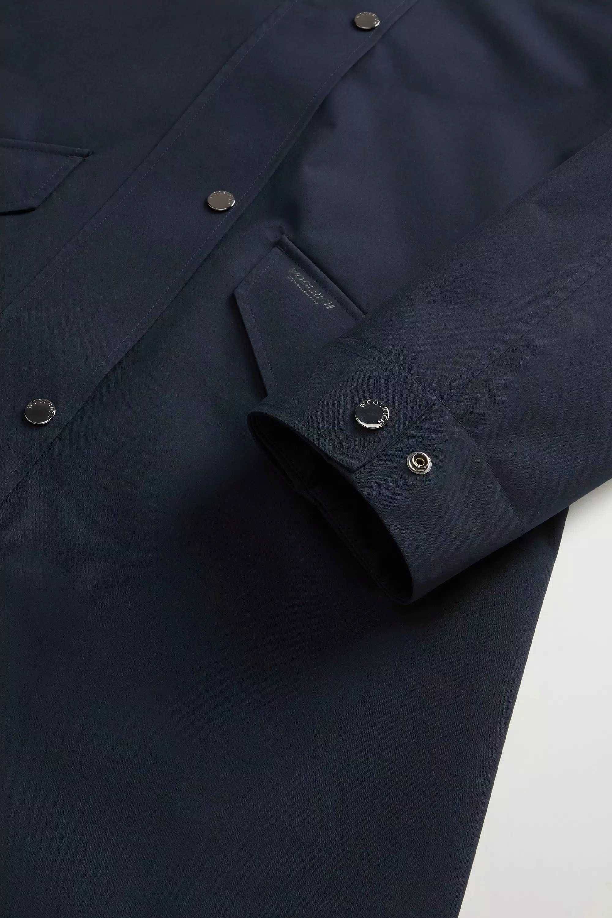 Parka in WINDSTOPPER by GORE-TEX LABS Fabric - Melton Blue