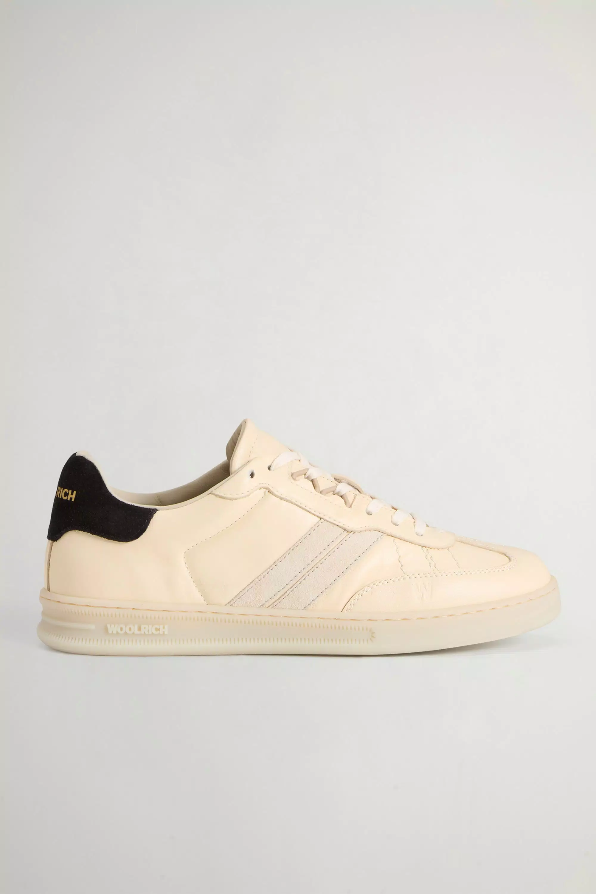 Doubleu Tennis Sneakers in Nappa Leather with Suede Details - Off White
