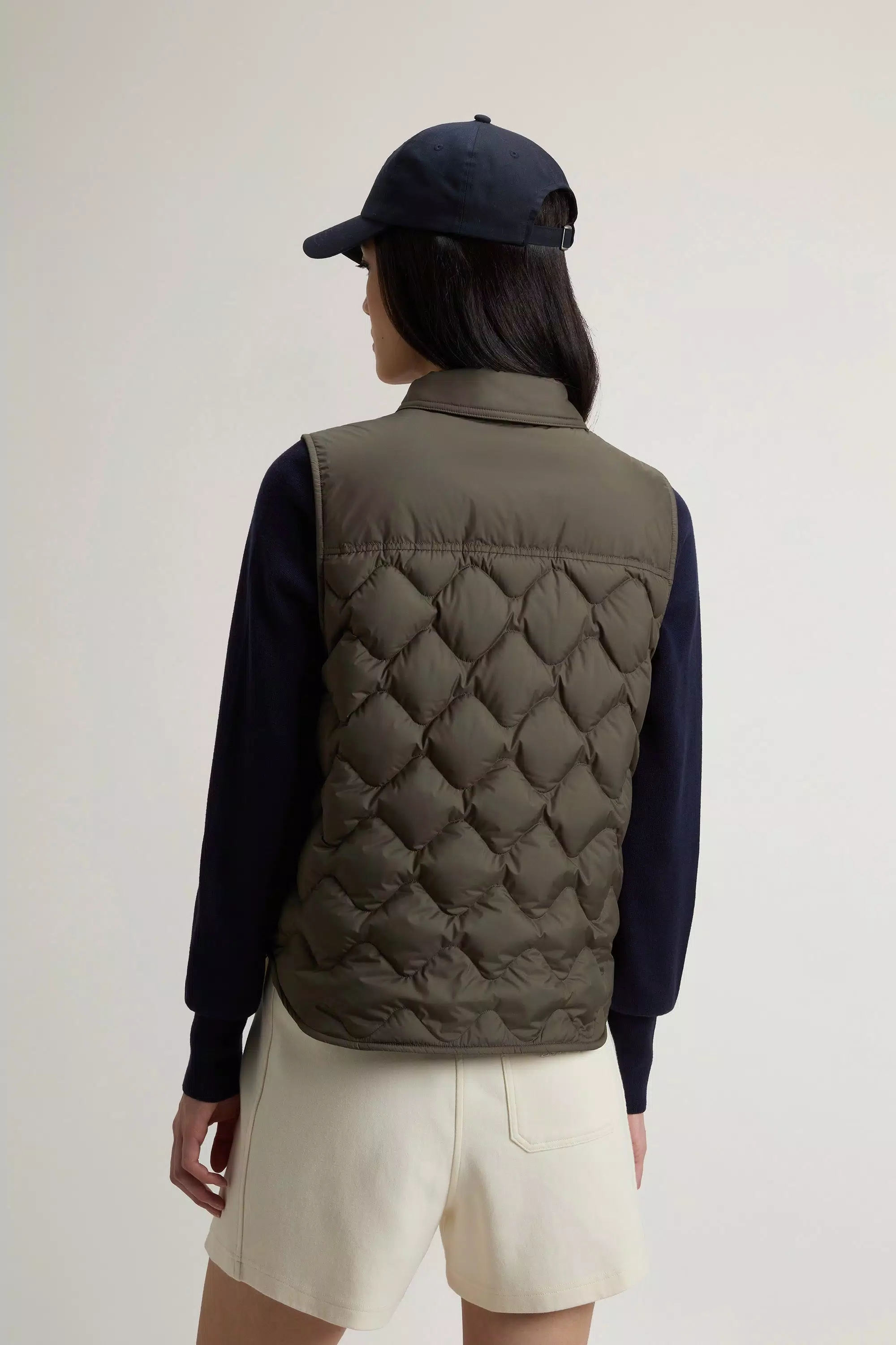 Quilted Microfiber Heritage Vest - Oxford Tan Block