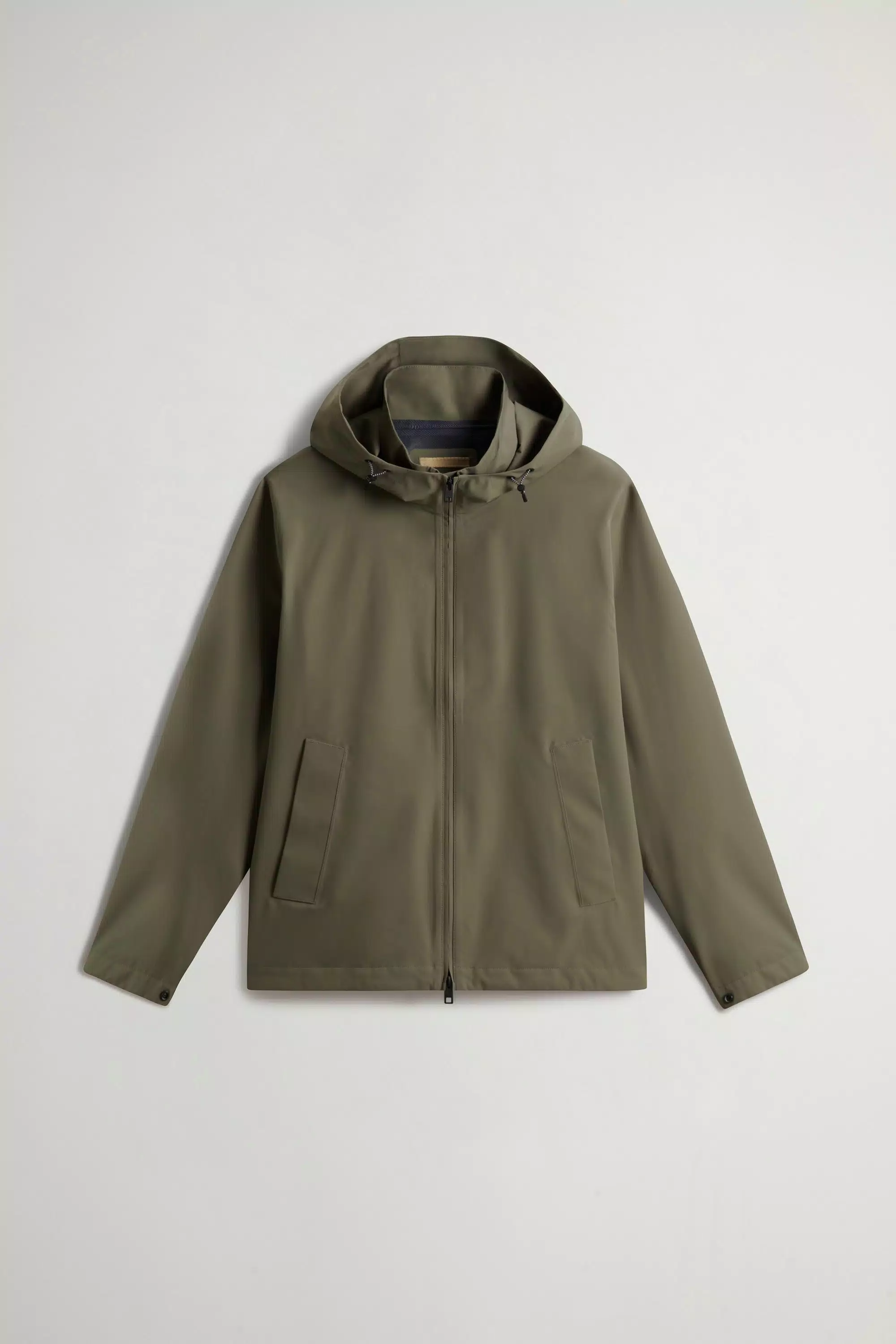 Pacific Jacket in Two-Layered Fabric - Smokey Olive