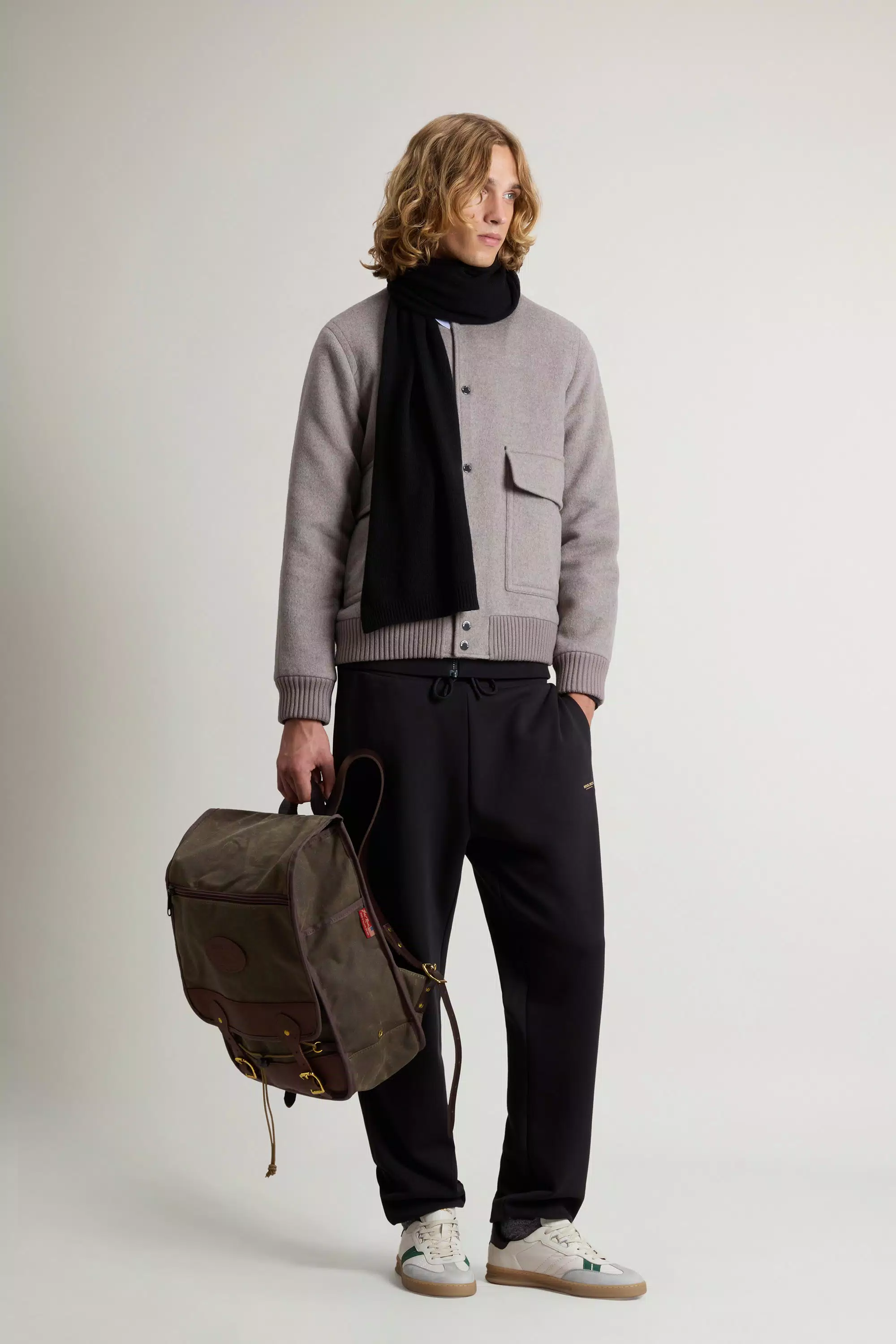 Mesabi Range Backpack in Waxed Pure Cotton - Dried Herb