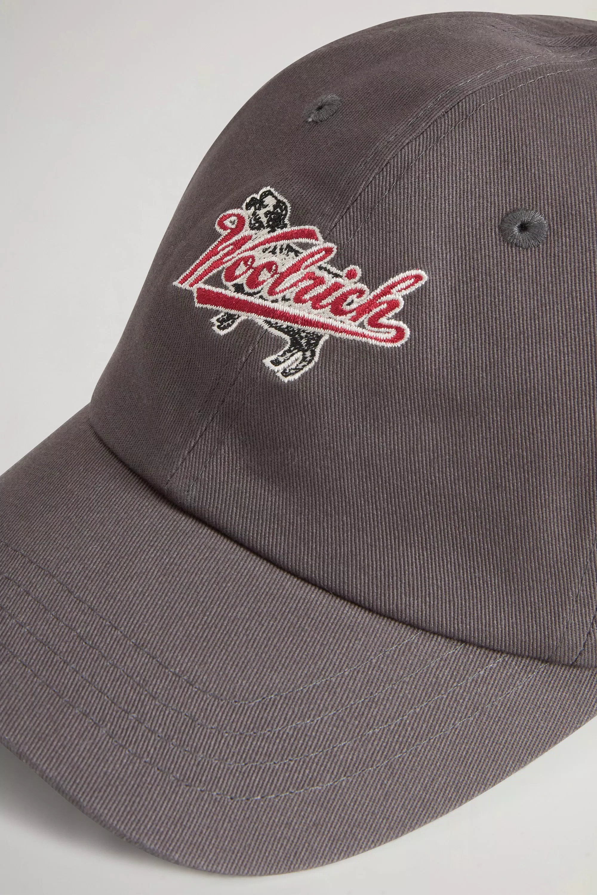Baseball Cap in Pure Cotton Twill - Grey Shadow