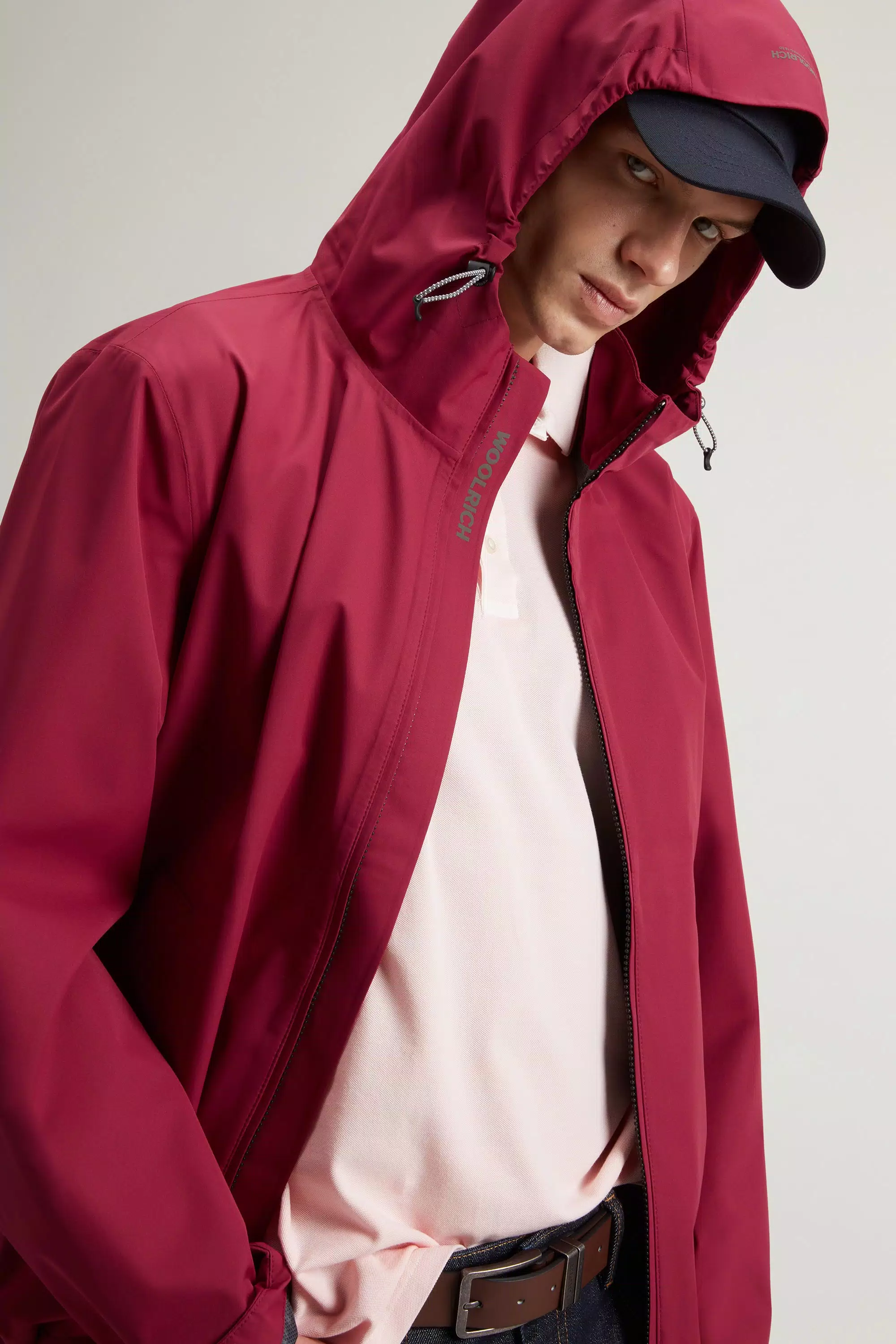 Pacific Jacket in Two-Layered Fabric - Rhododendron
