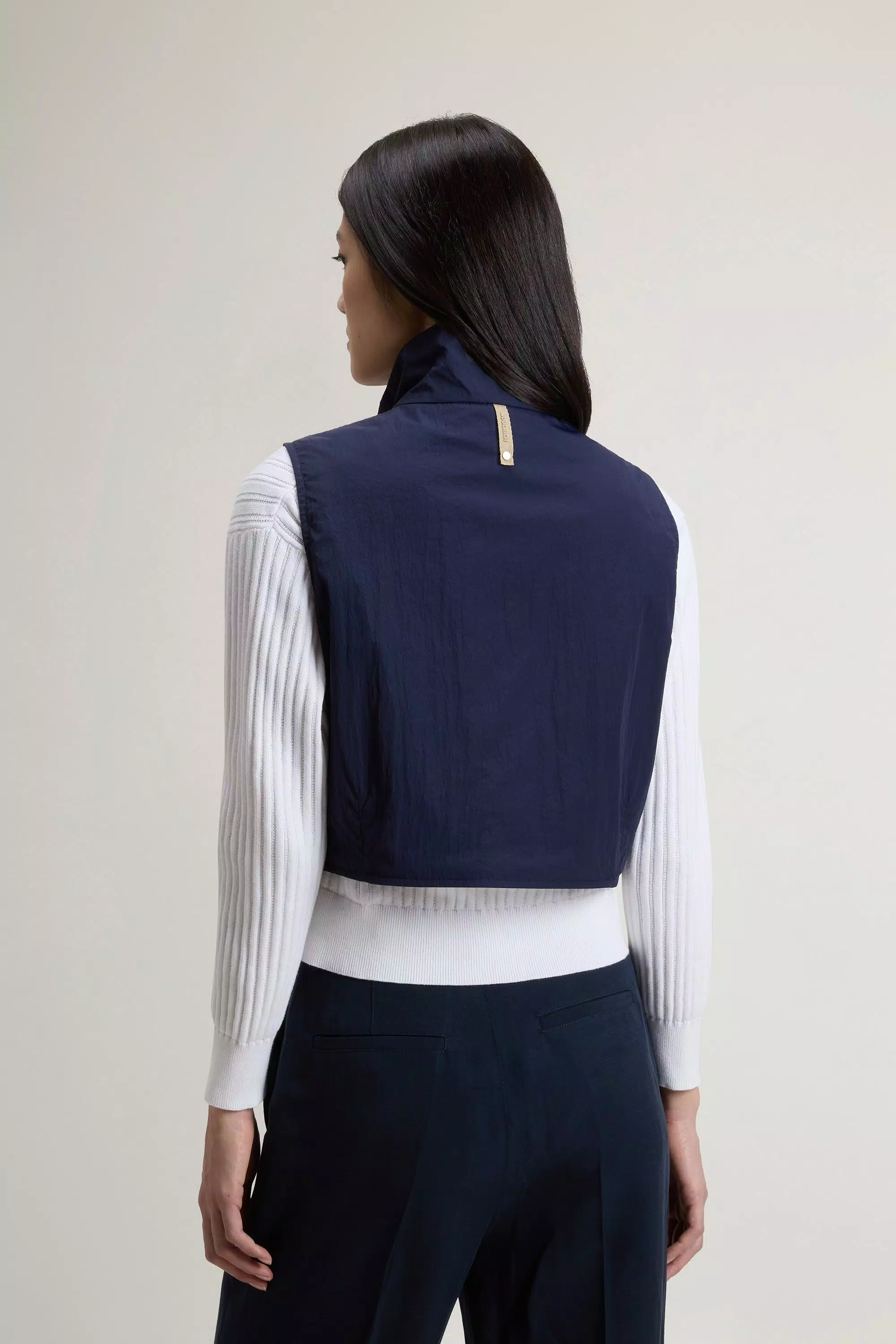 Vest in Nylon - Maritime Blue